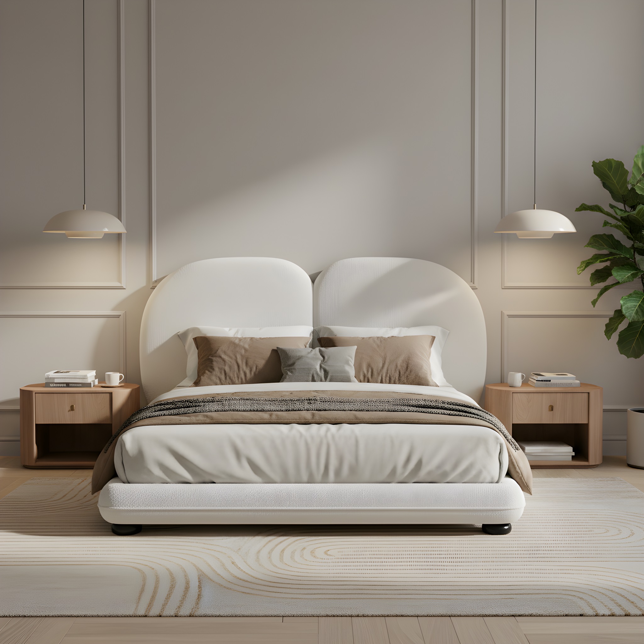 Upholstered Platform Bed Frame