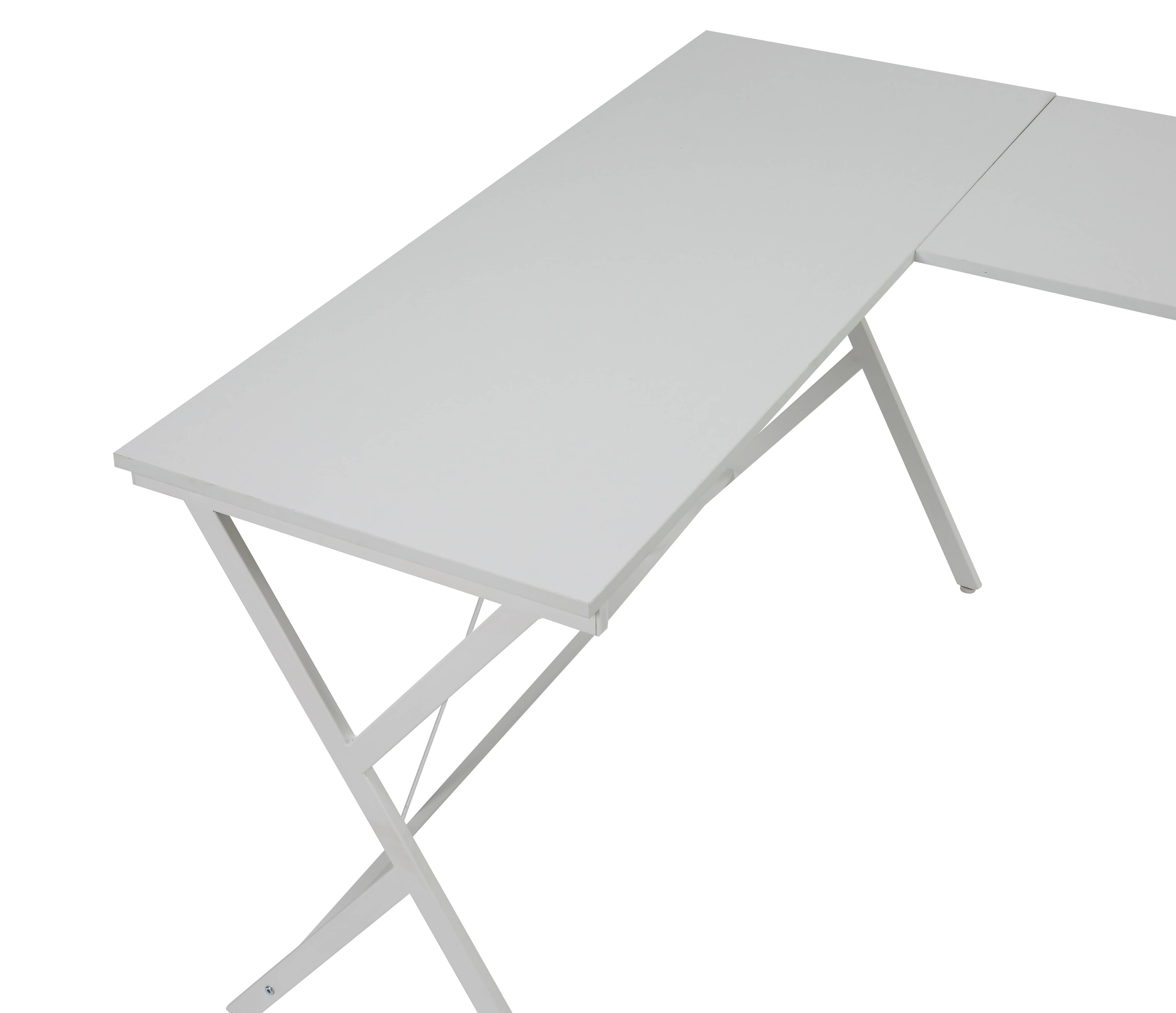 Dazenus White Finish Computer Desk 3