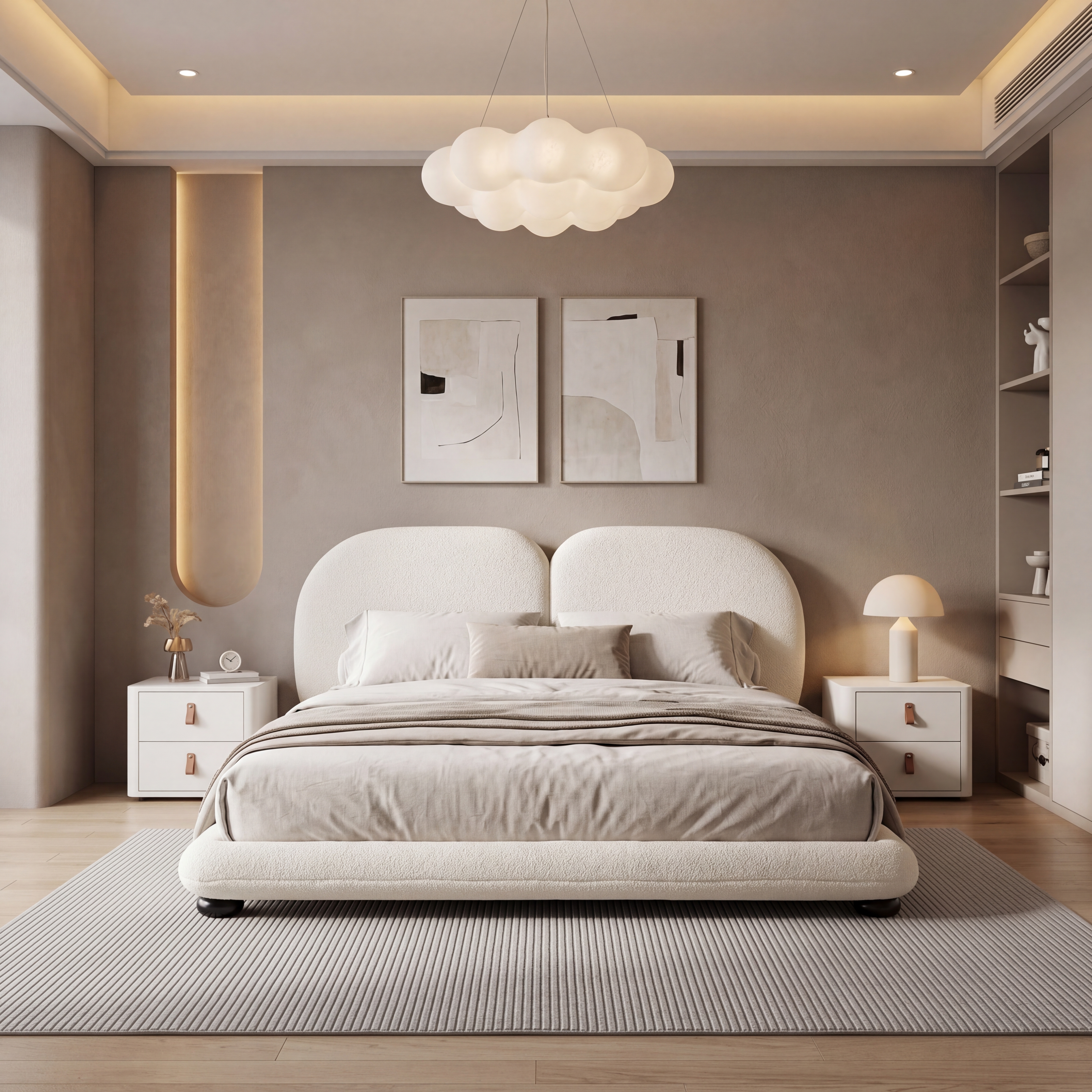 Upholstered Platform Bed Frame, picture 2 of 5