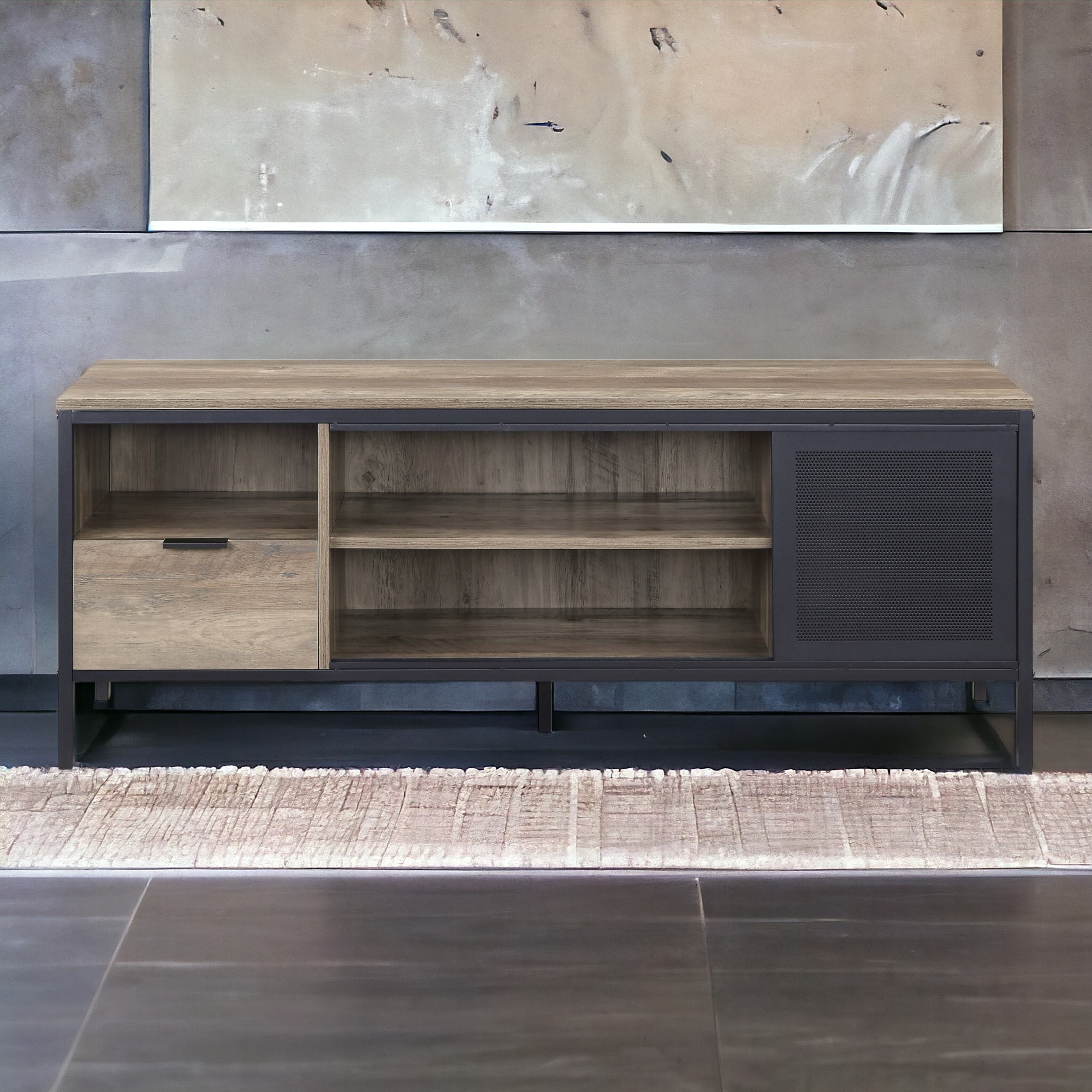 Oak TV Stand, picture 2 of 4
