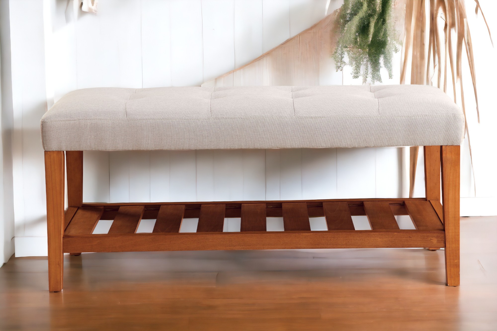 Upholstered Storage Bench, picture 2 of 4
