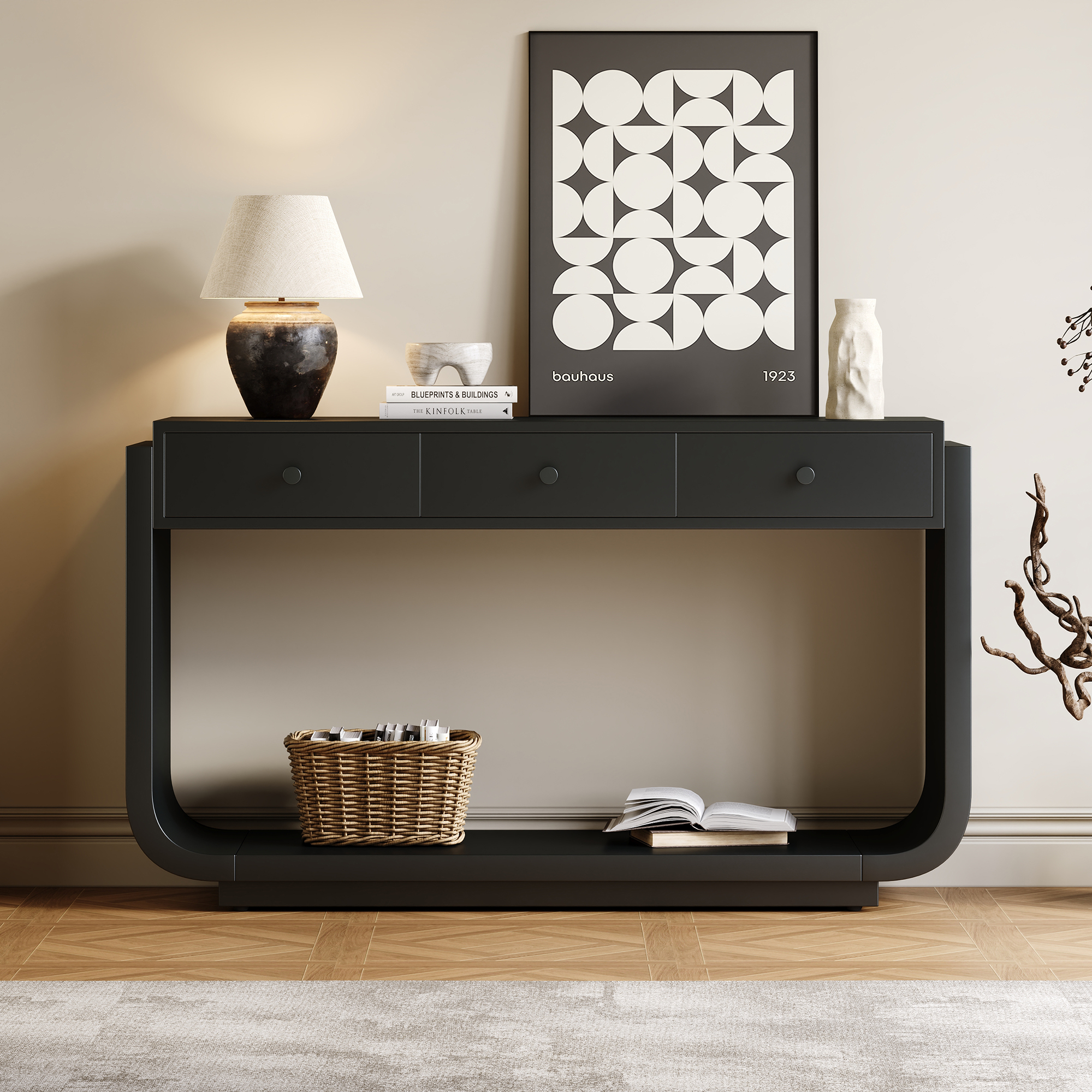 Console Table with Drawers, picture 4 of 5