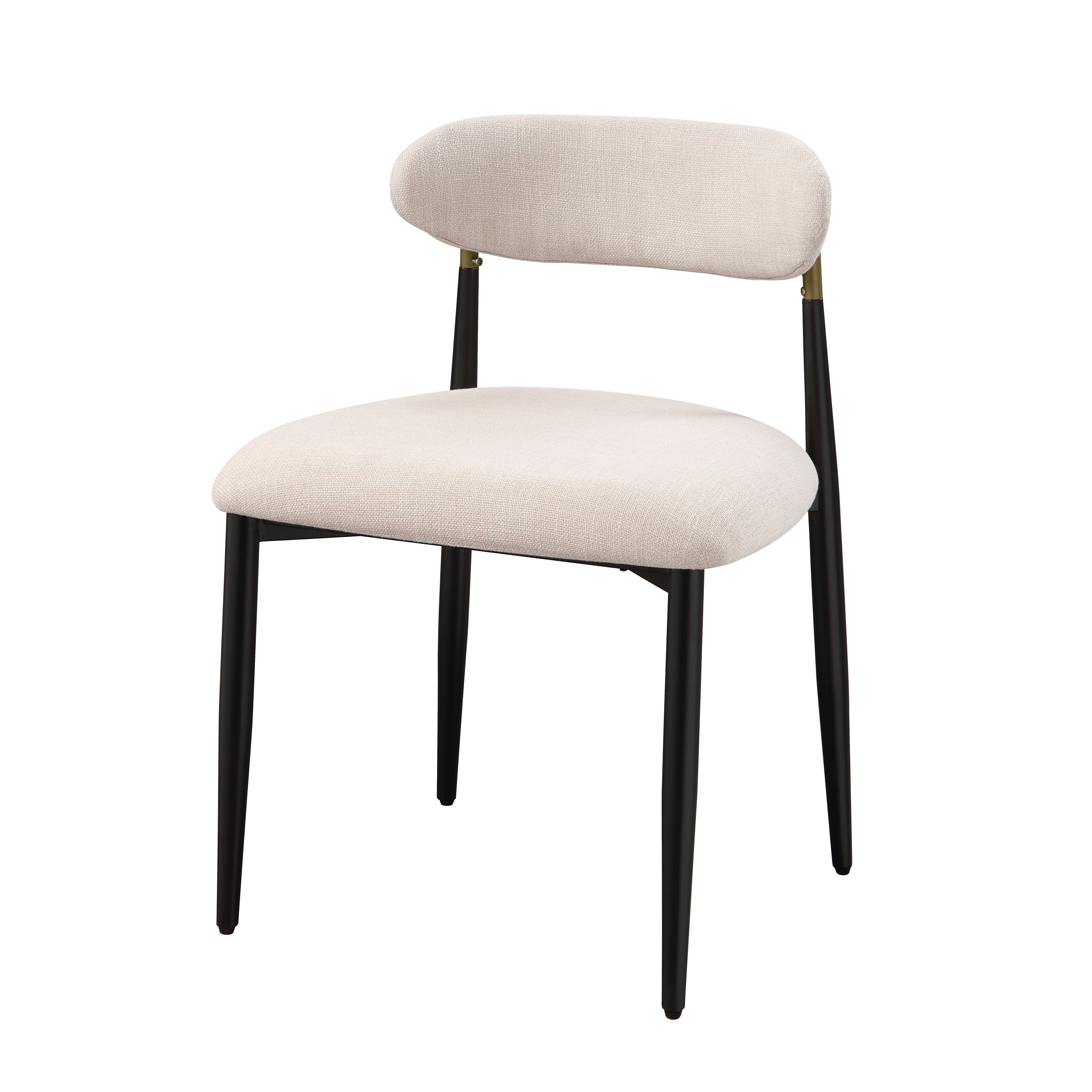 Linen Upholstered Side Chair