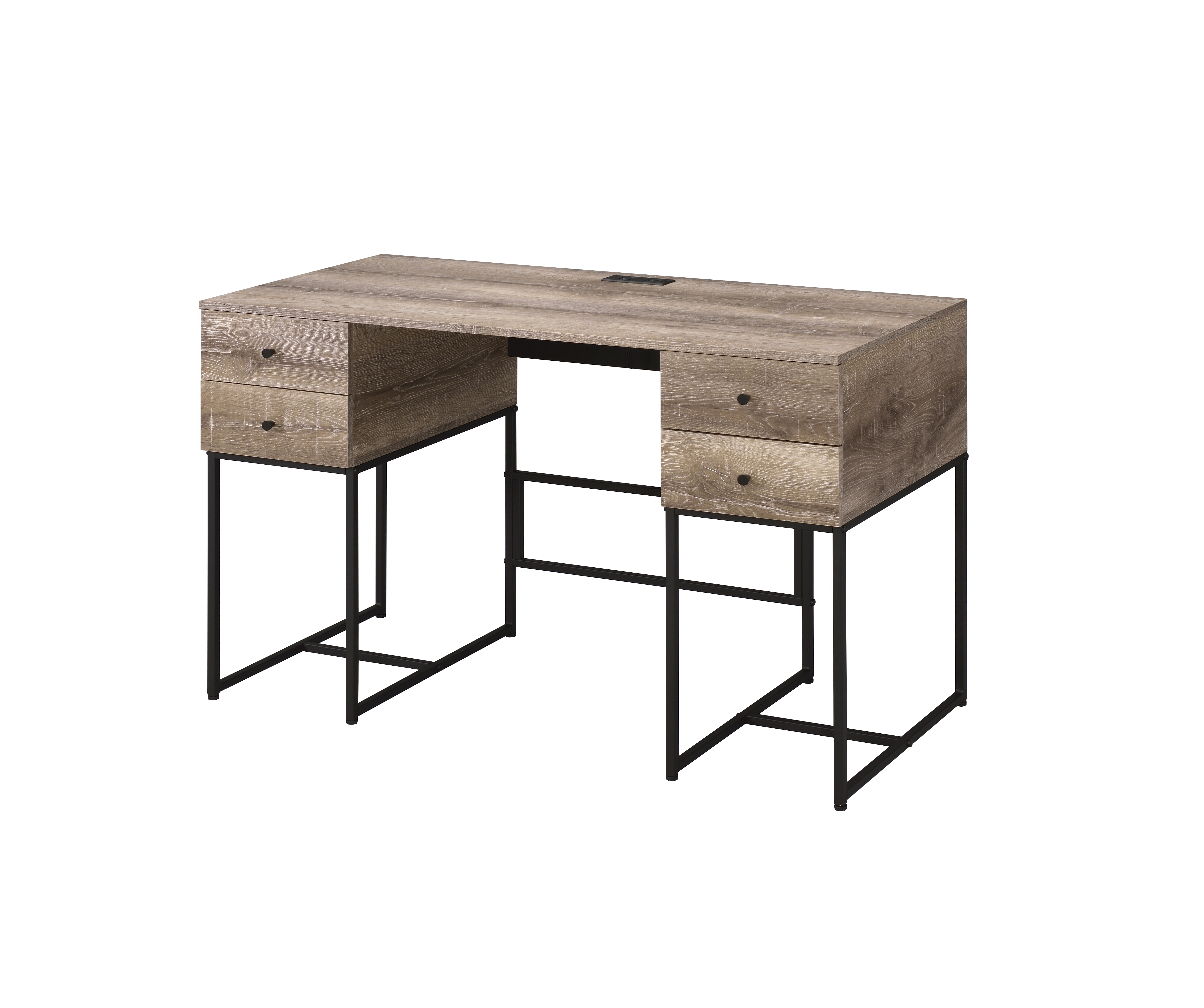 Rustic Oak Writing Desk, picture 2 of 4