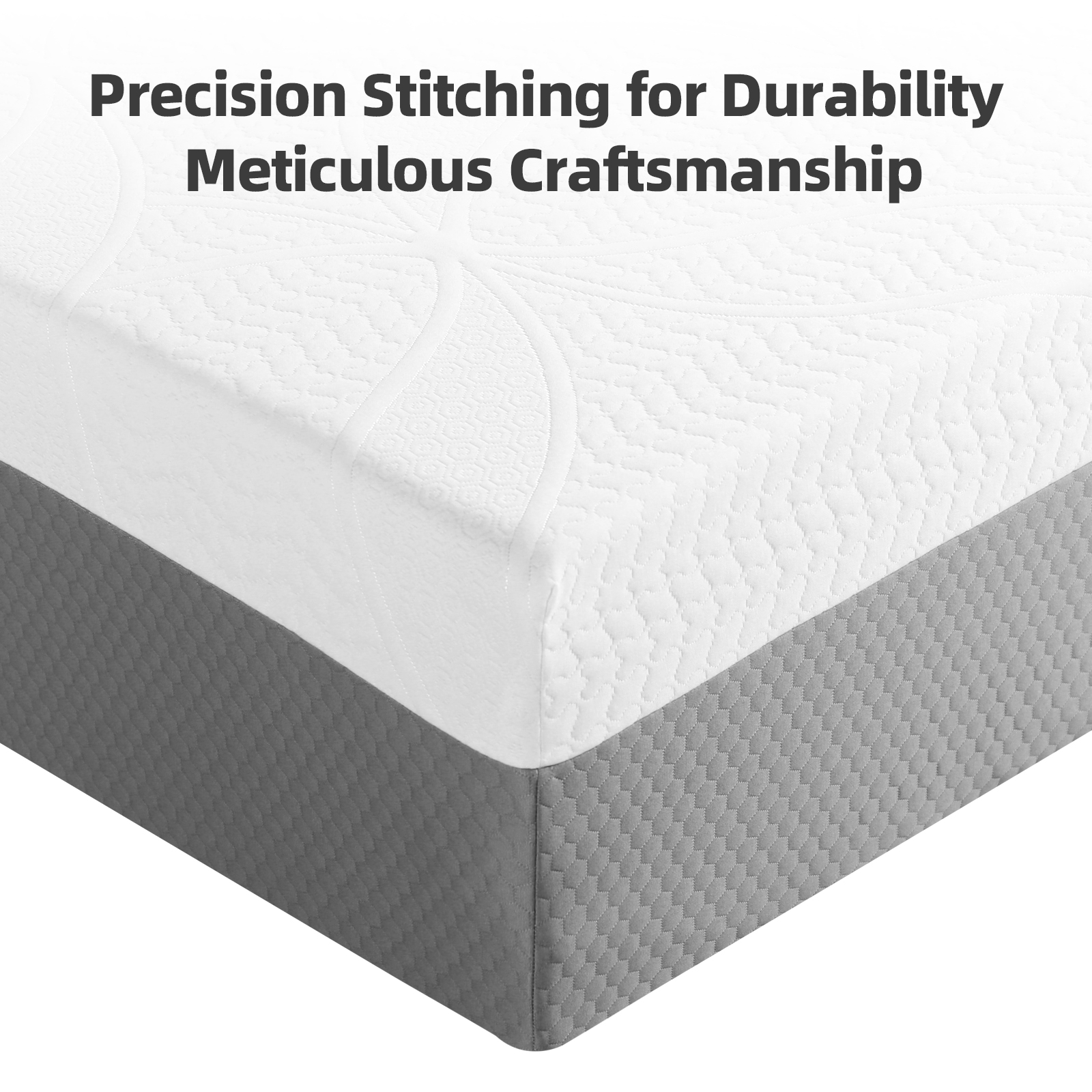 10-Inch Premium QUEEN Mattress - Premium 4-Layer Foam Sofa & Mattress - Japanese Design & Manufacturing, Ultra-Breathable, Eco-Friendly, Antimicrobial, Ergonomic Zoned Support, CertiPUR-US & OEKO-TEX