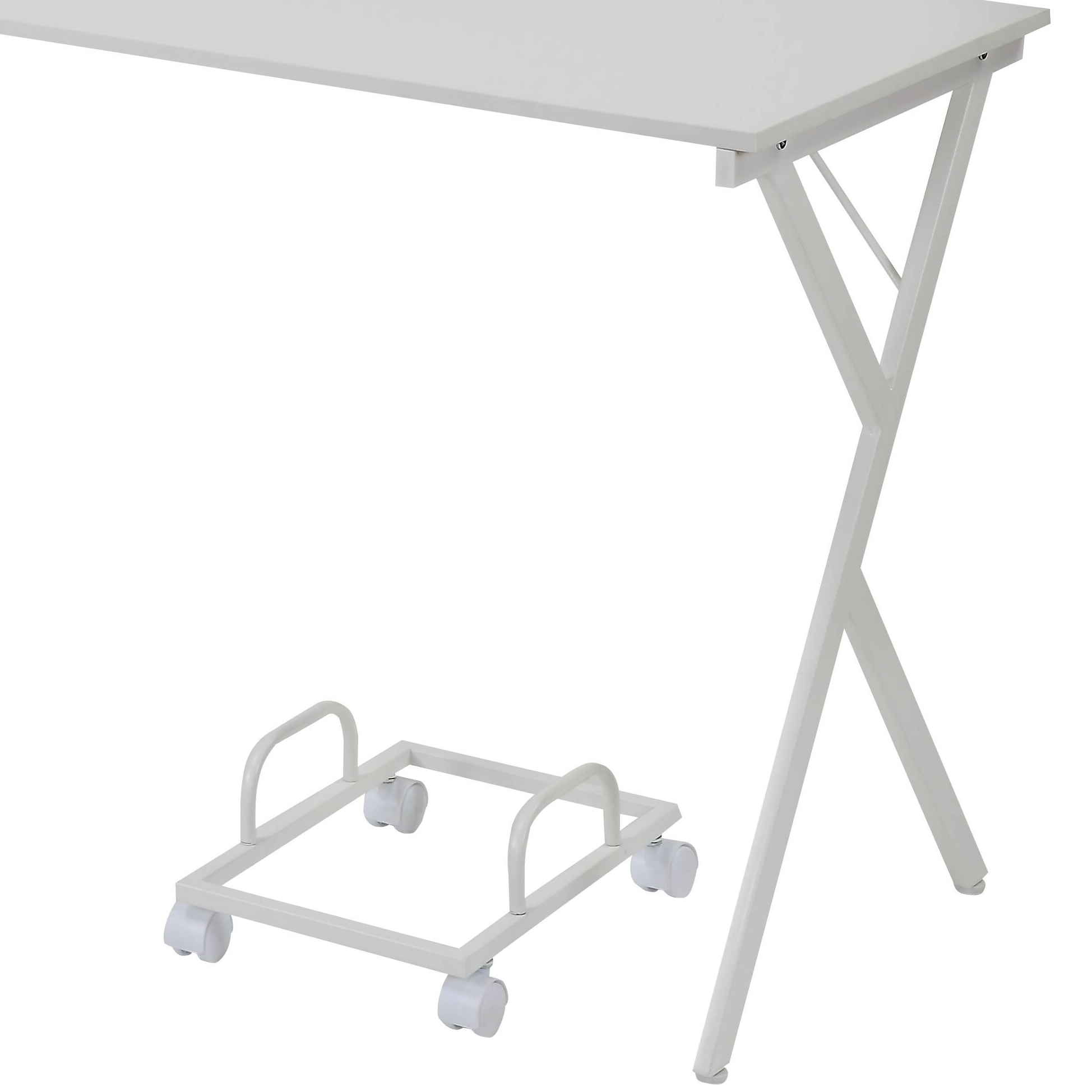 Dazenus White Finish Computer Desk 2