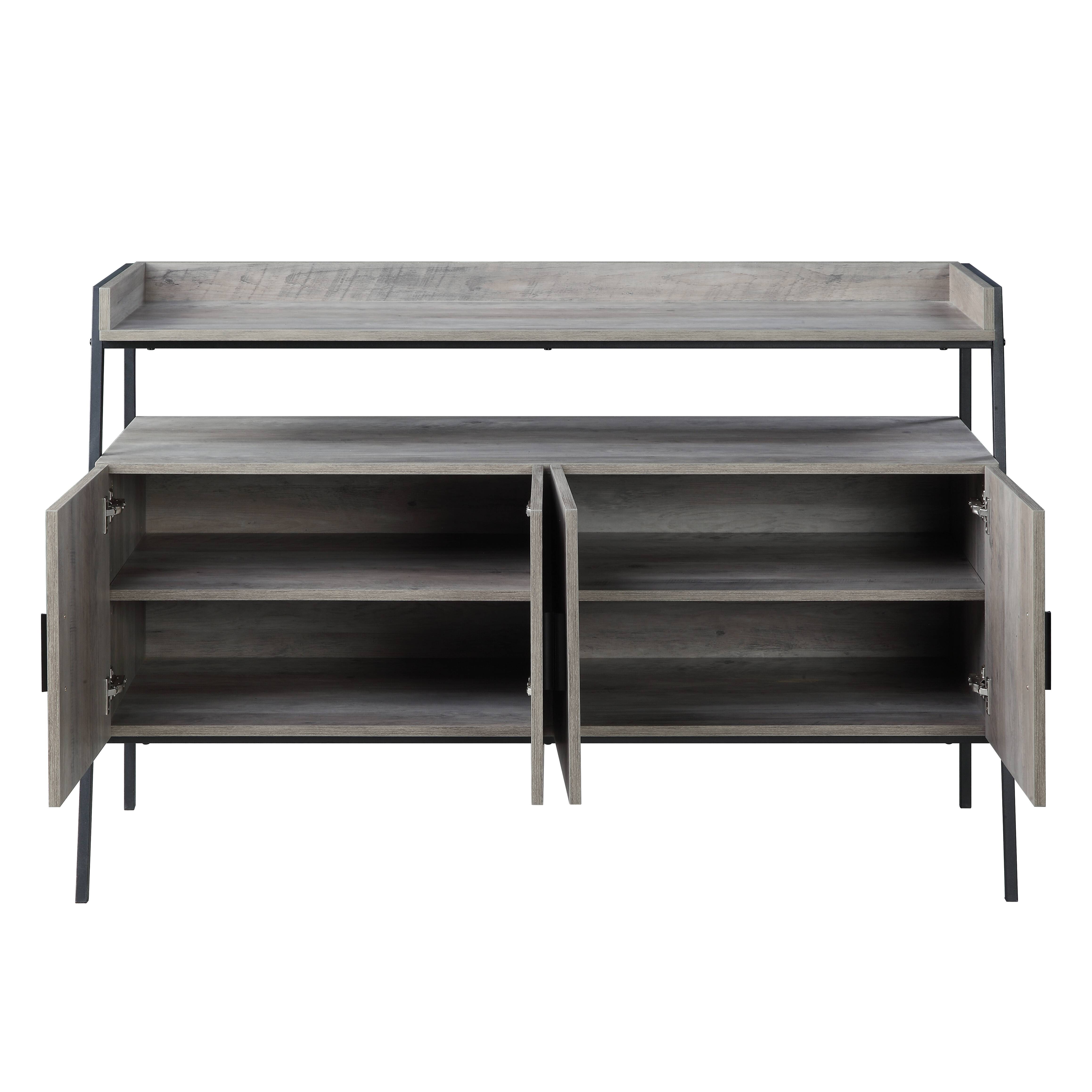 Gray Oak TV Stand, picture 2 of 5