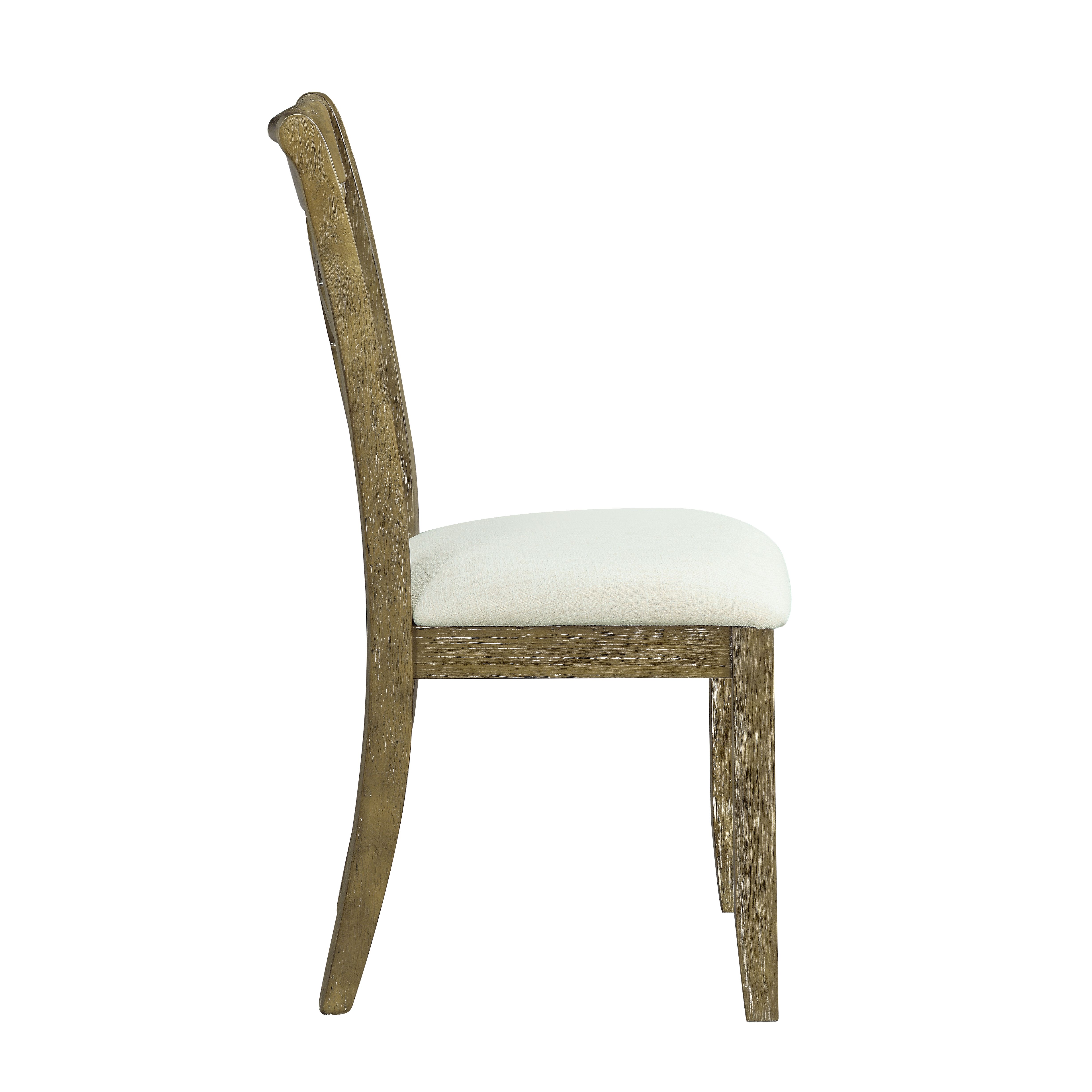 Linen Upholstered Dining Side Chair, picture 3 of 4