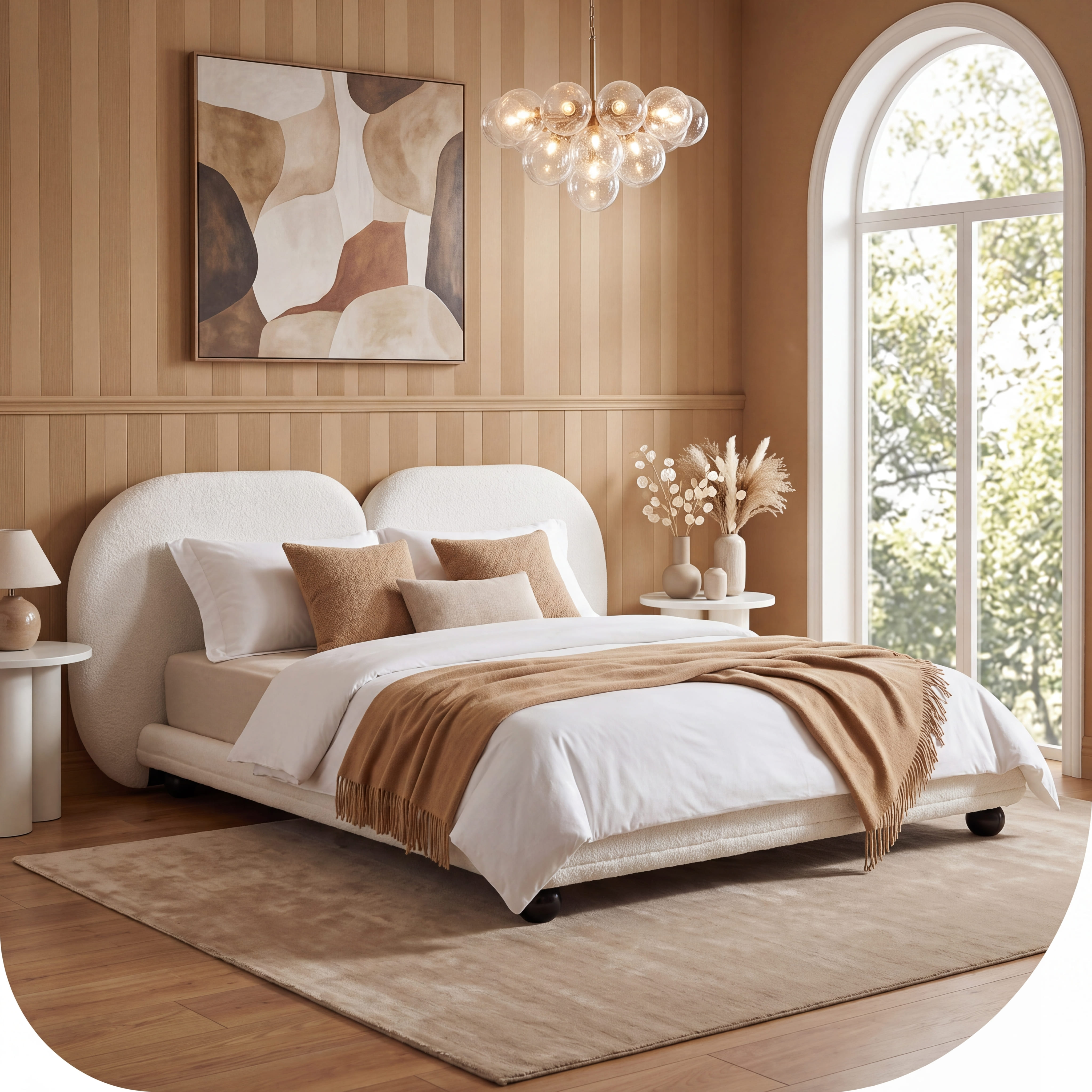 Upholstered Platform Bed Frame, picture 3 of 5