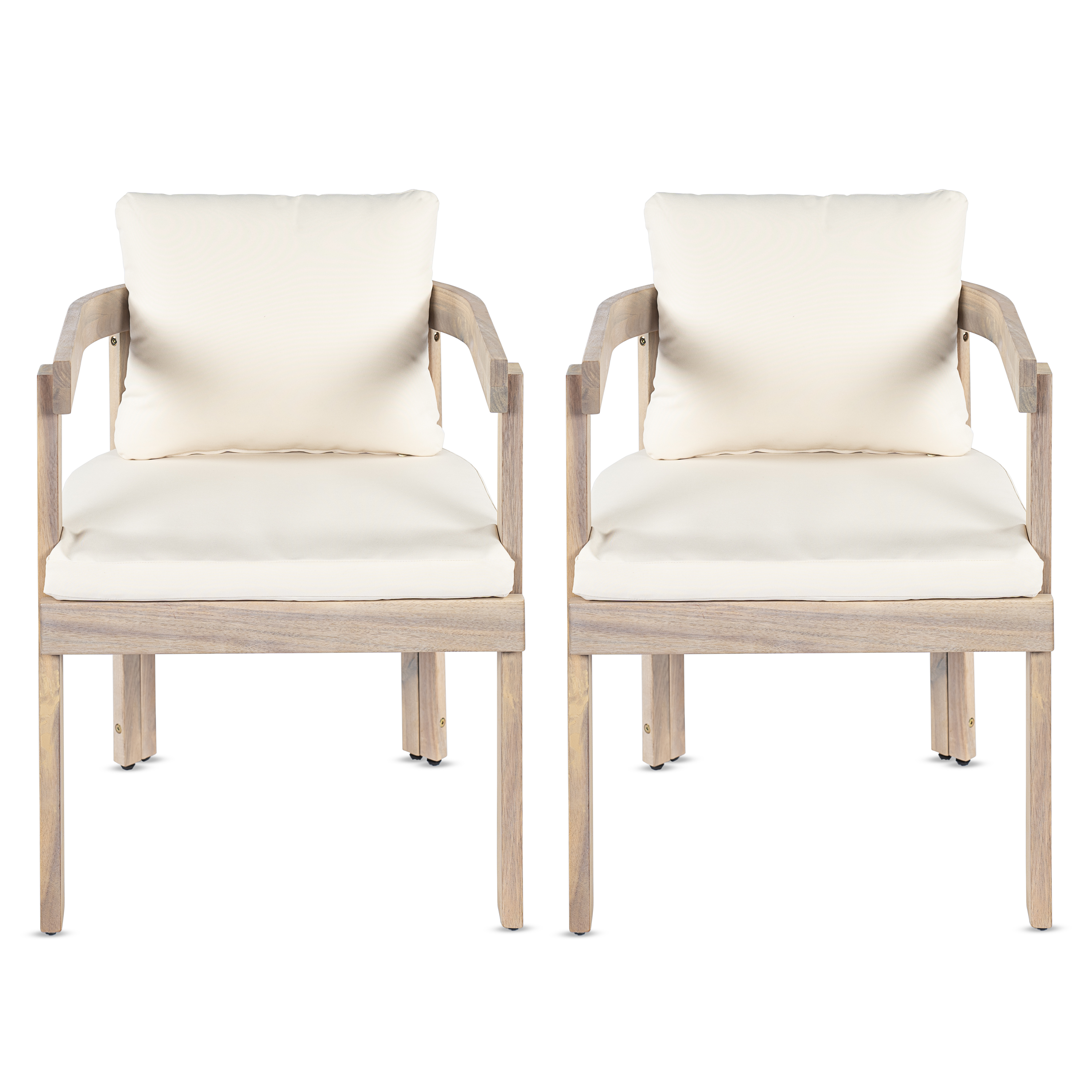Acacia Wood Dining Chairs