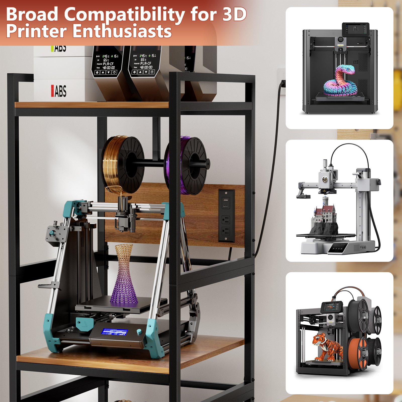 3D Printer Stand with Storage, picture 4 of 4