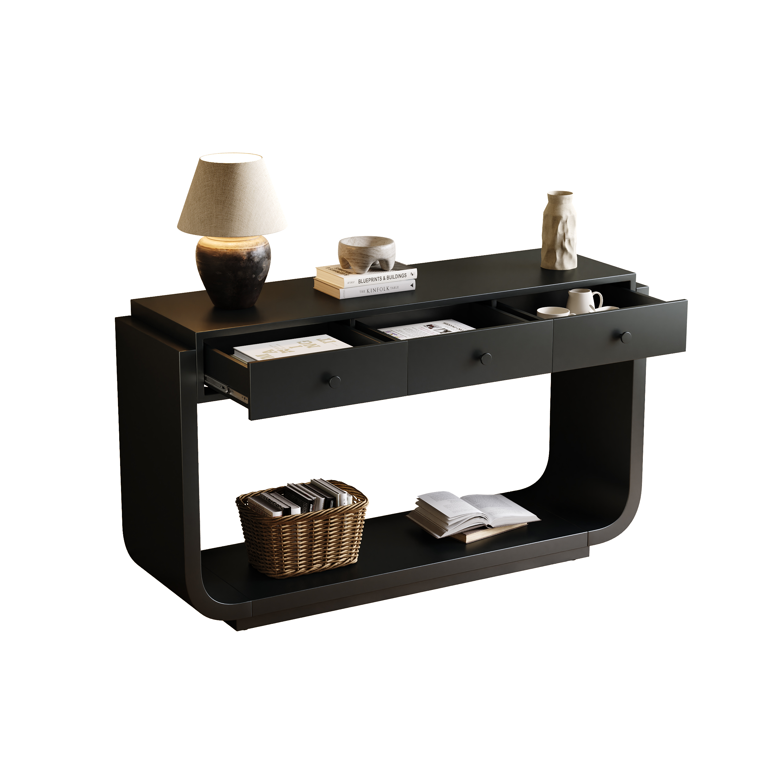 Console Table with Drawers