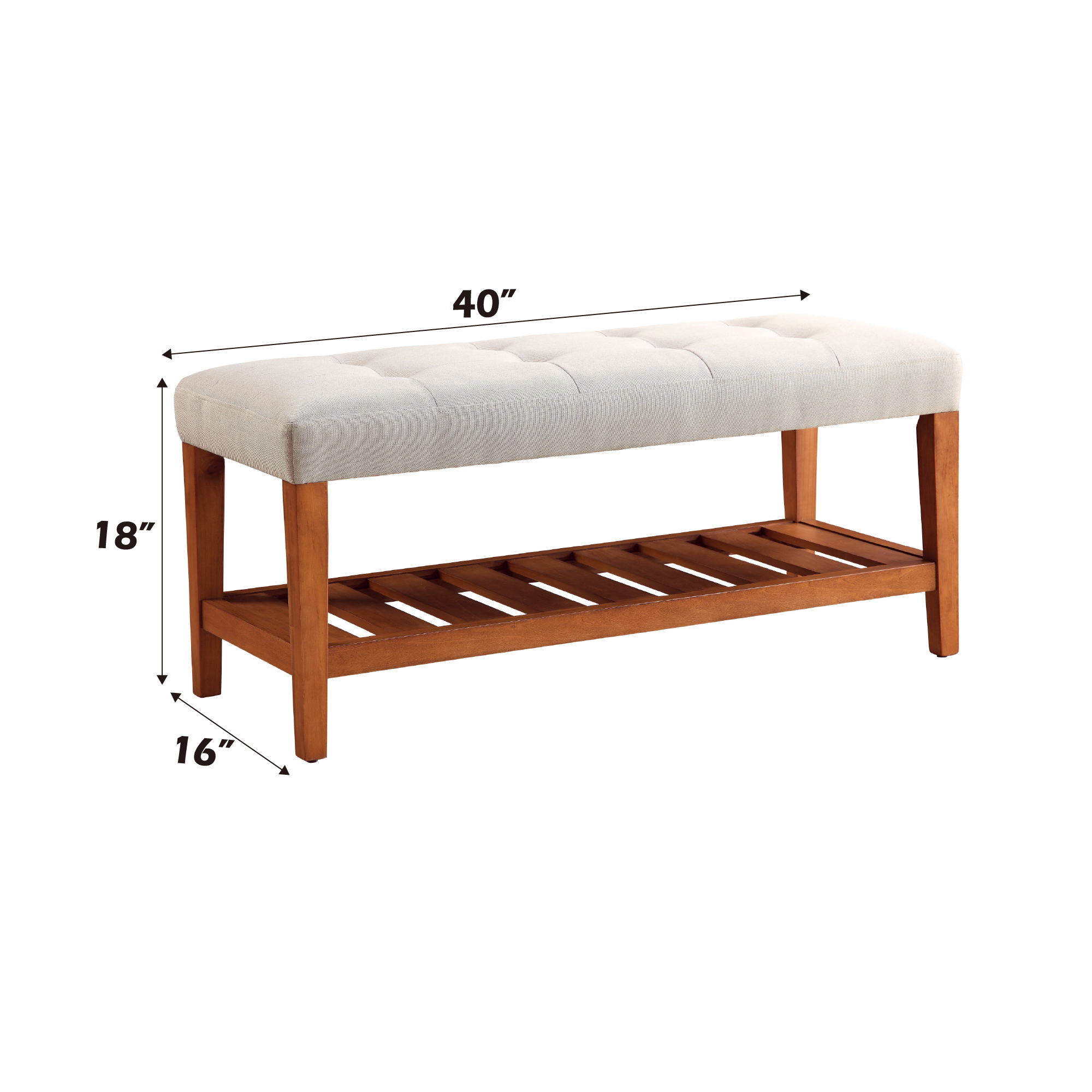 Upholstered Storage Bench, picture 4 of 4