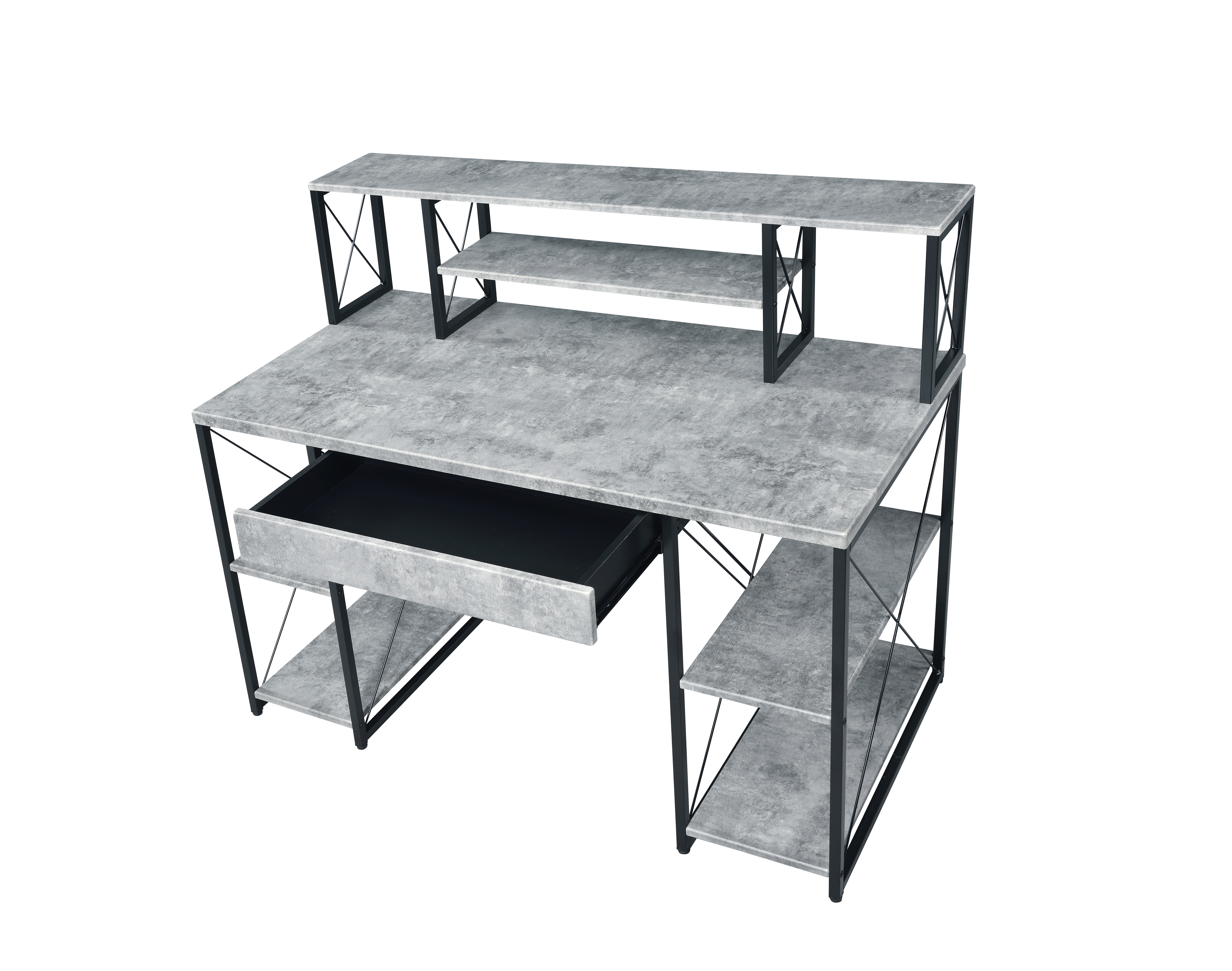 Amiel All Purpose Gray Finish Writing Desk image 3