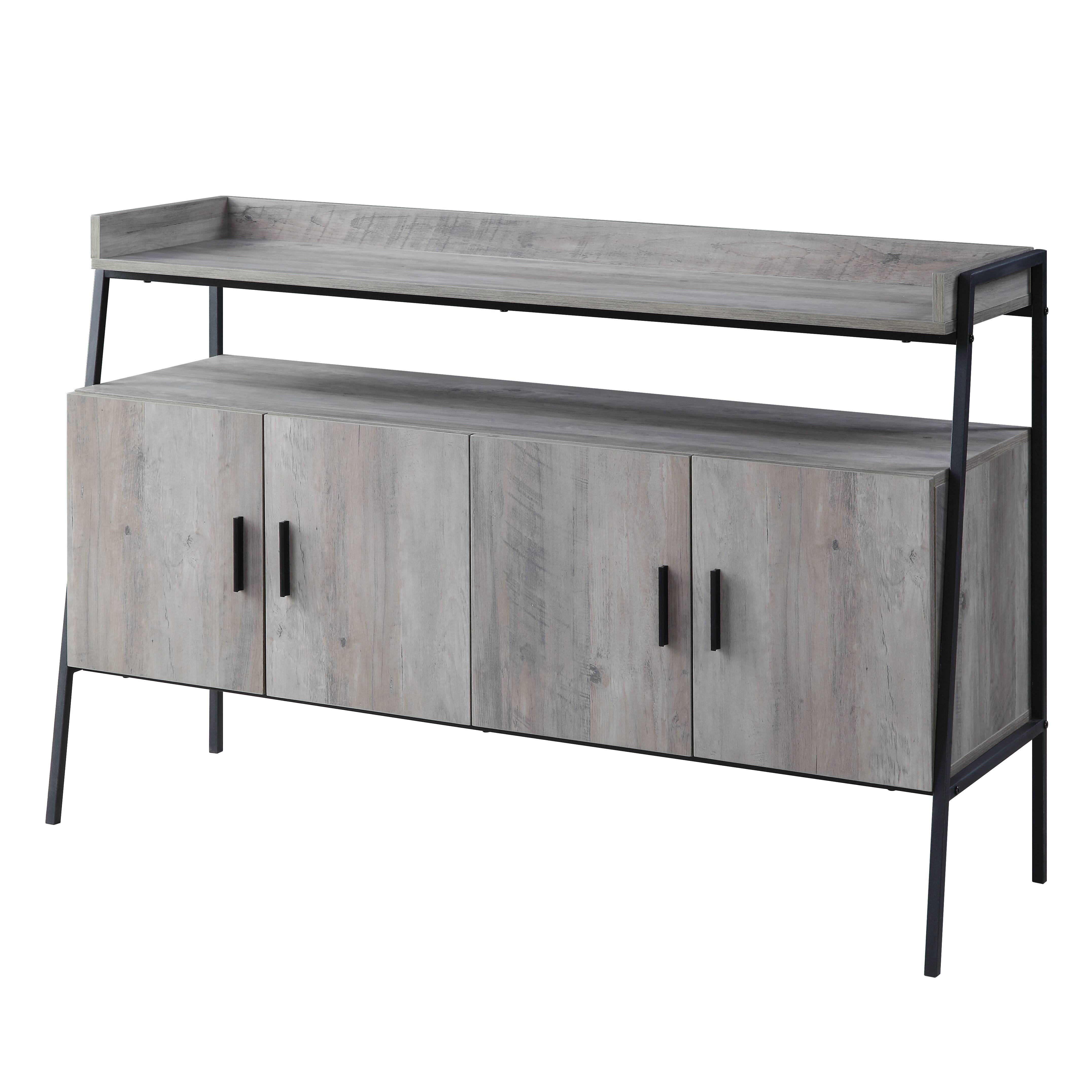 Gray Oak TV Stand