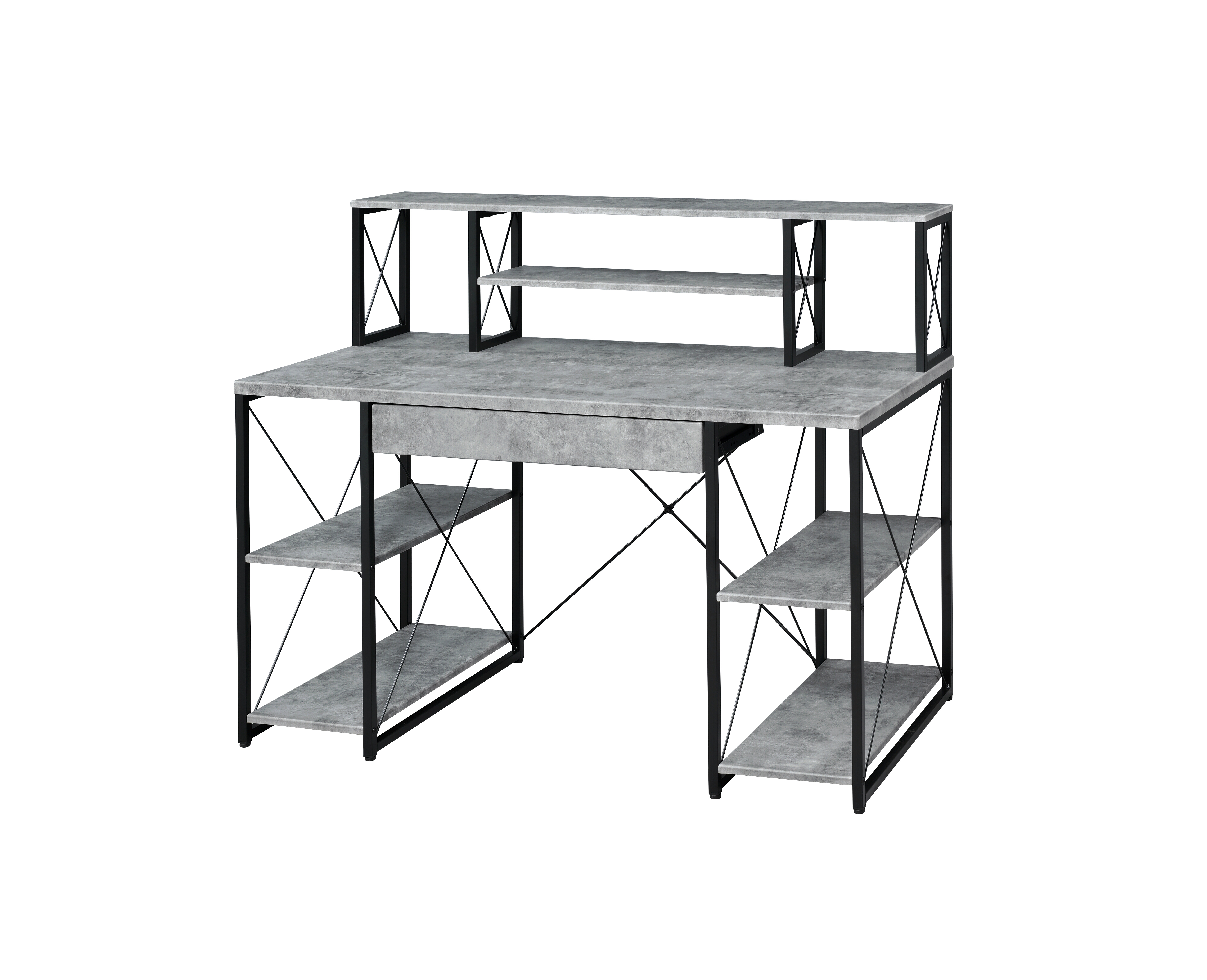 Amiel All Purpose Gray Finish Writing Desk image 5