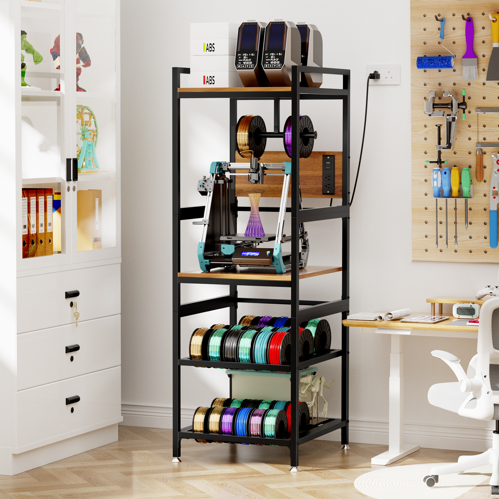 3D Printer Stand with Storage, picture 2 of 4