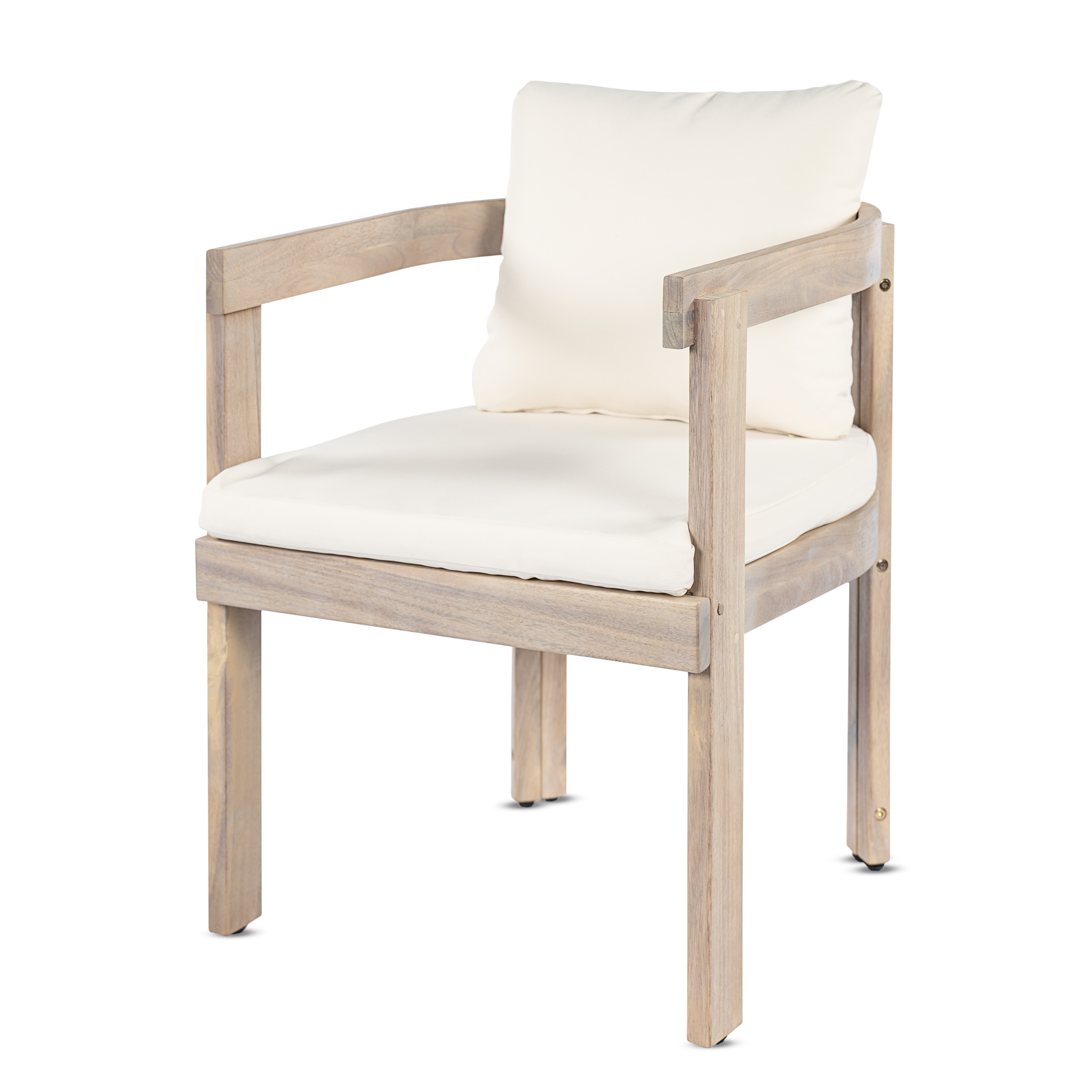 Acacia Wood Dining Chairs, picture 3 of 4