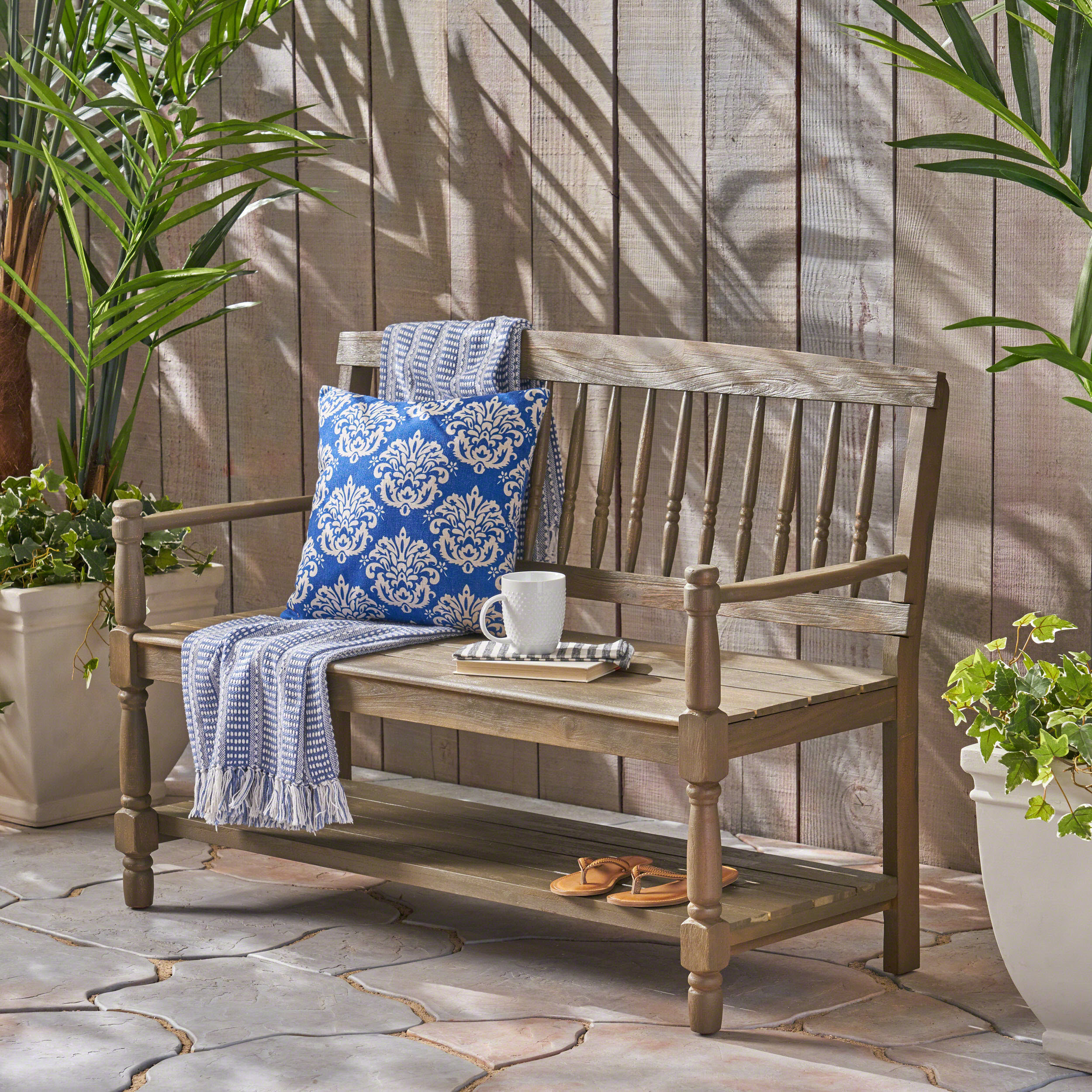 Wooden Bench, picture 2 of 4
