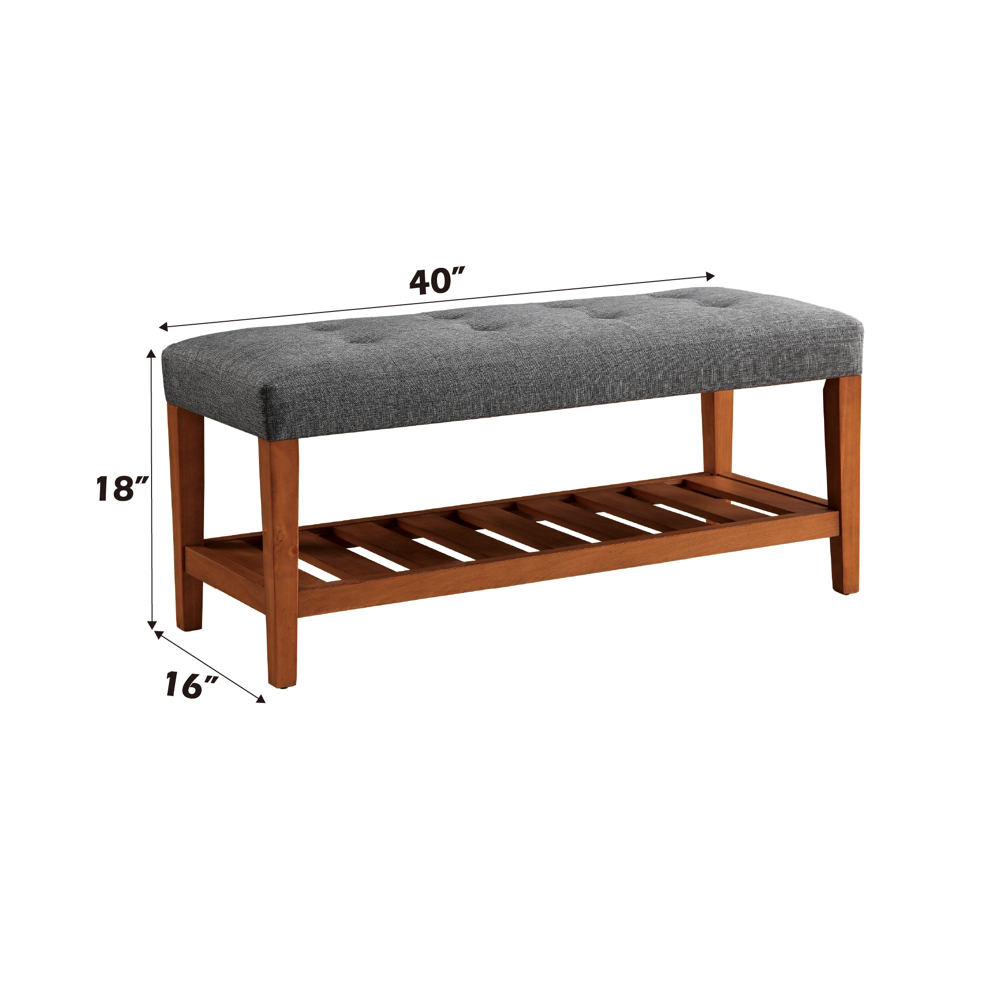 Upholstered Storage Bench, picture 4 of 4