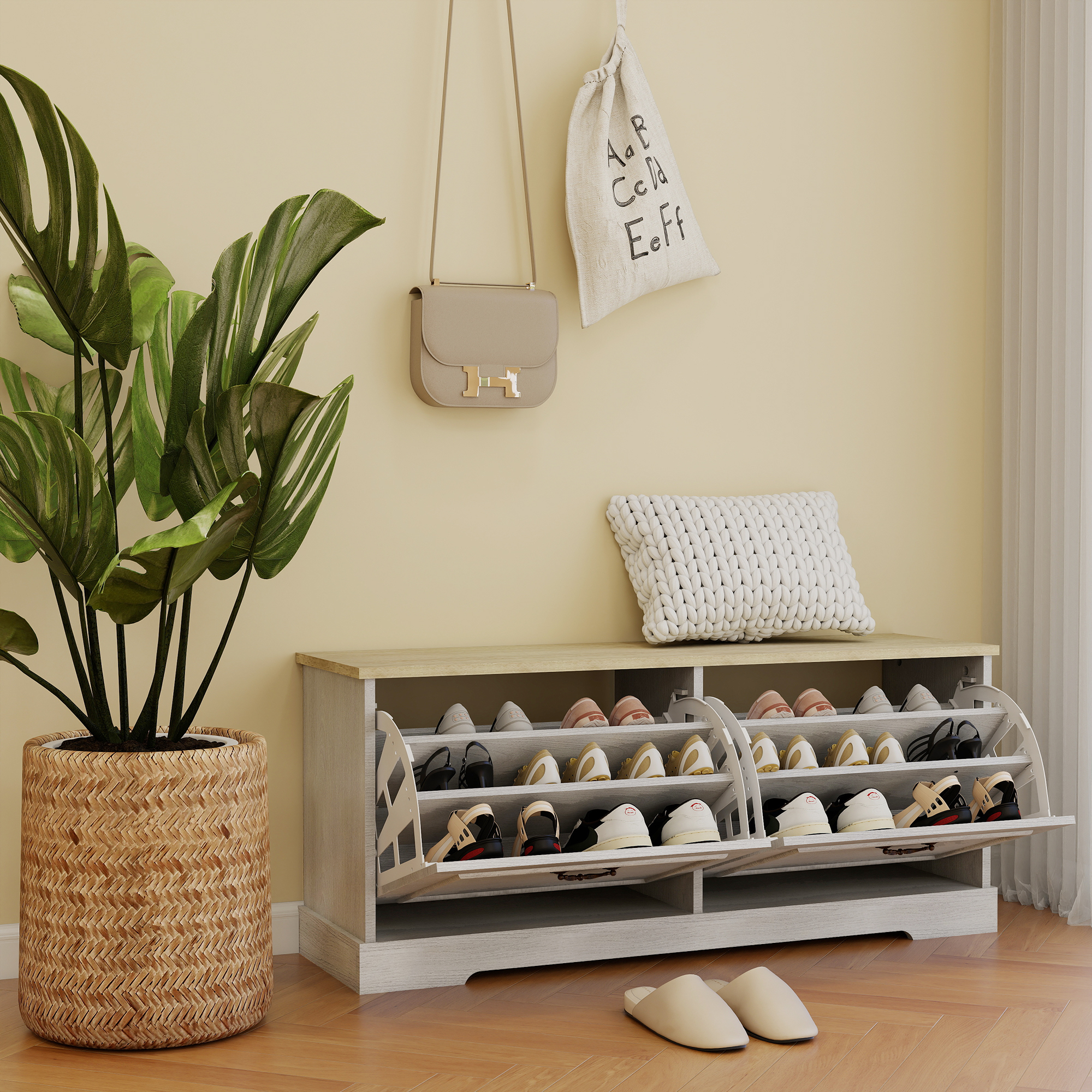Shoe Storage Bench, picture 3 of 4