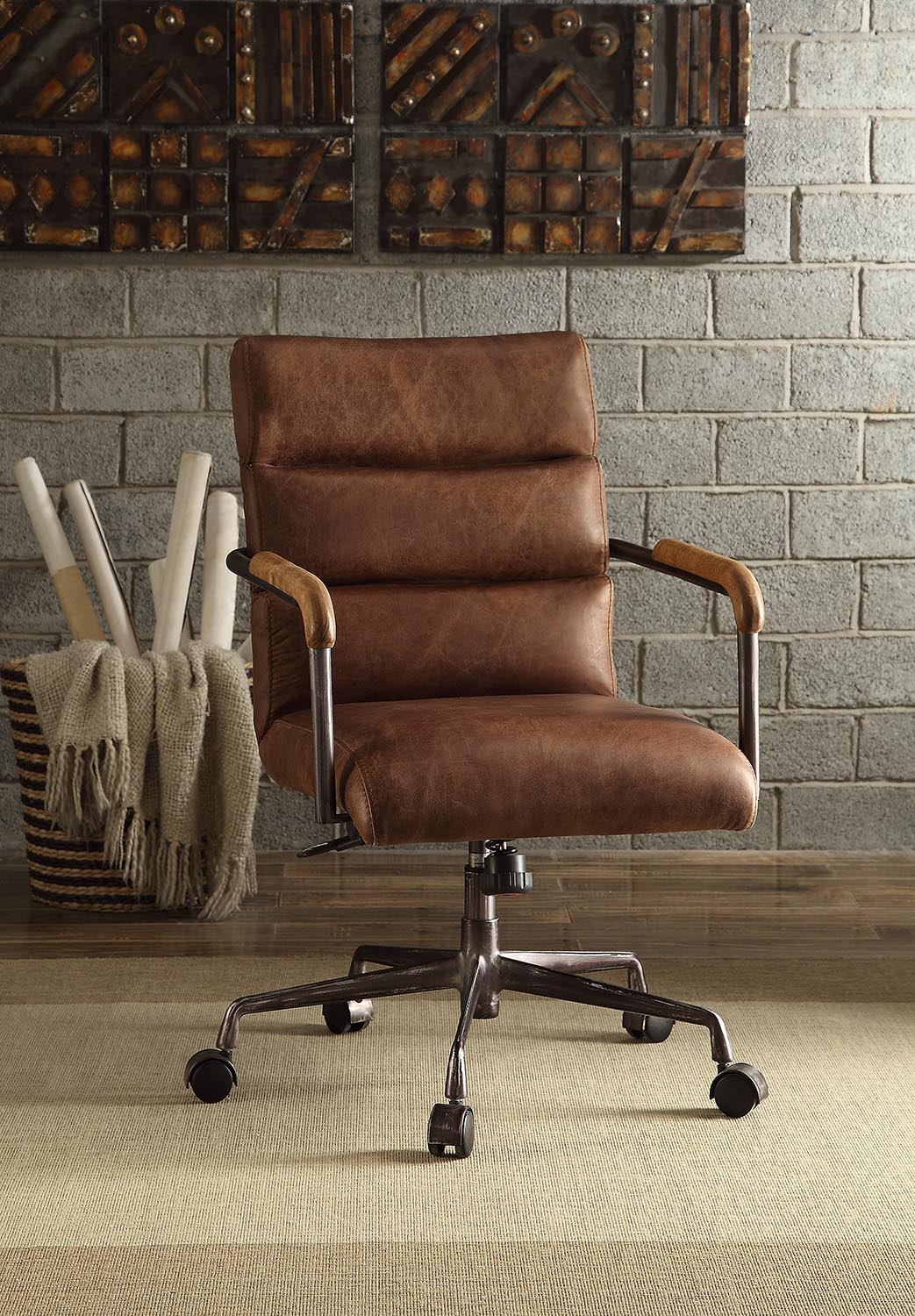 Top Grain Leather Office Chair, picture 2 of 4