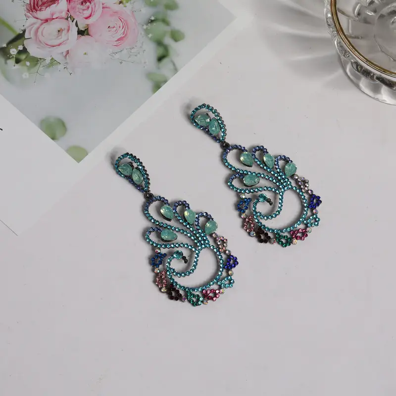925 Silver Needle Drill Earrings