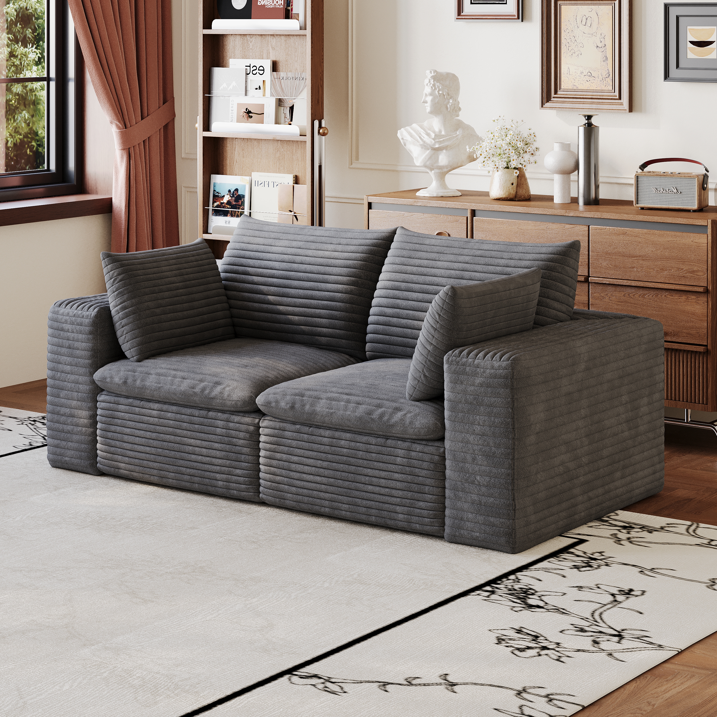 Corduroy Cloud Sofa, picture 3 of 4
