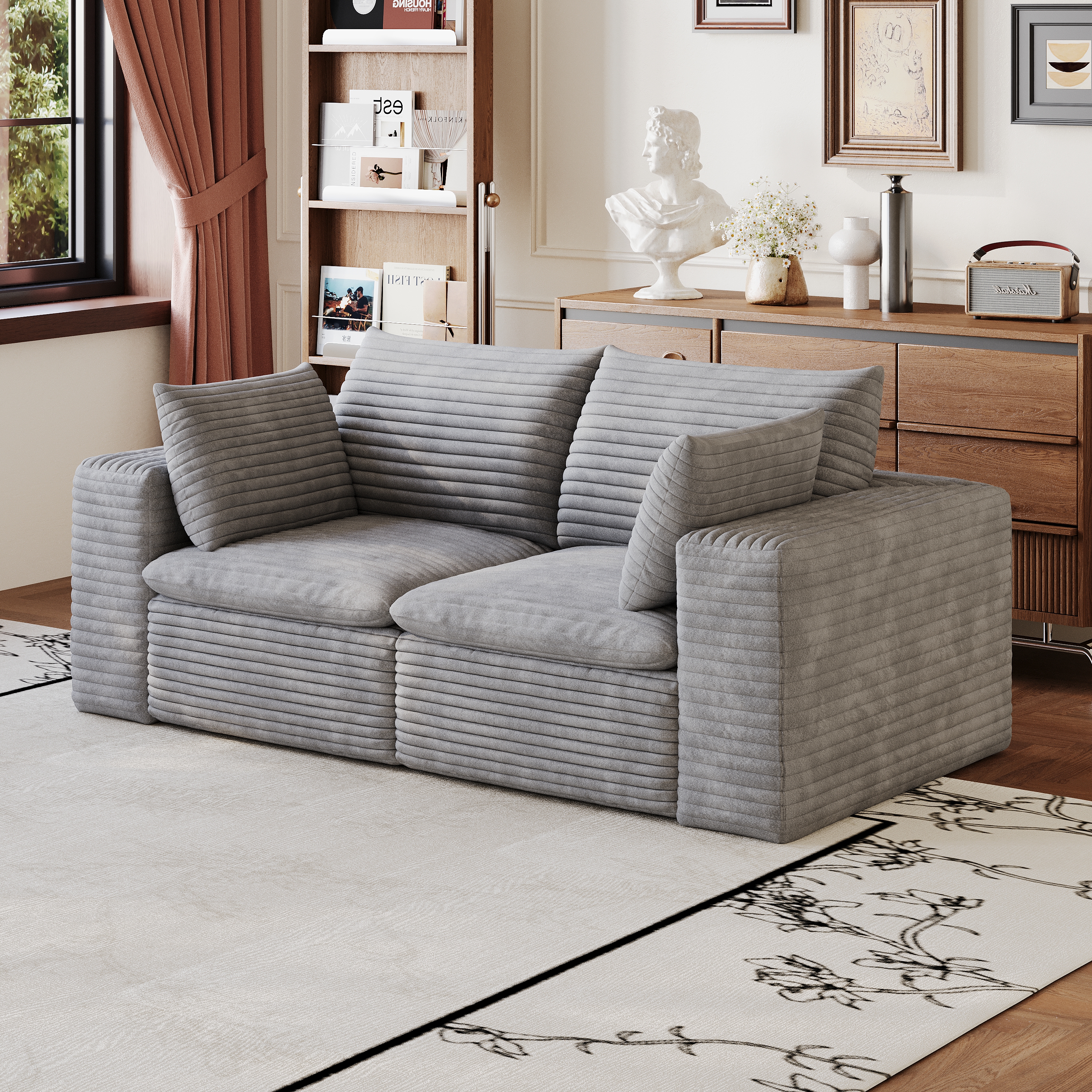 Corduroy Cloud Sofa, picture 3 of 5