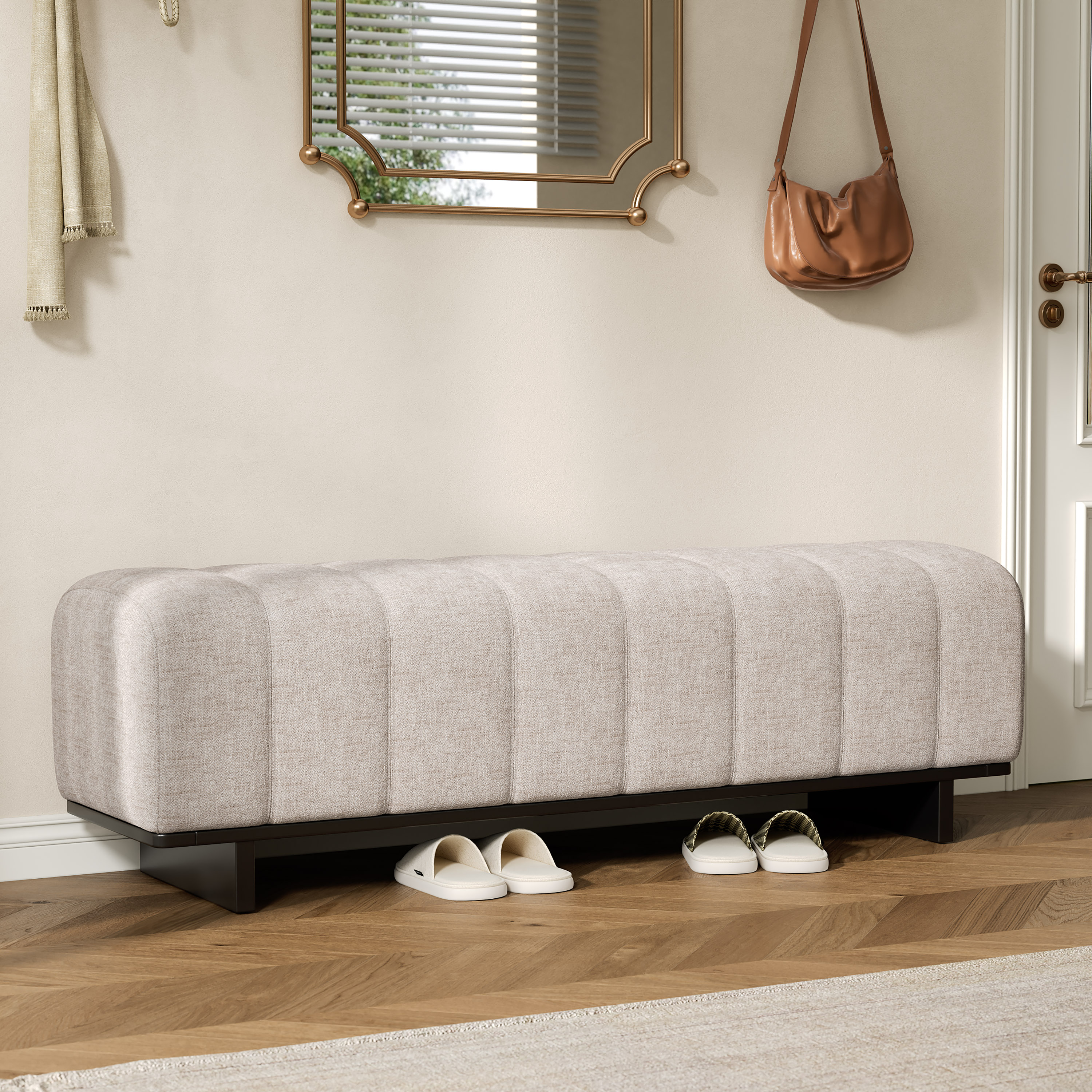 Upholstered Dining Bench, picture 3 of 5