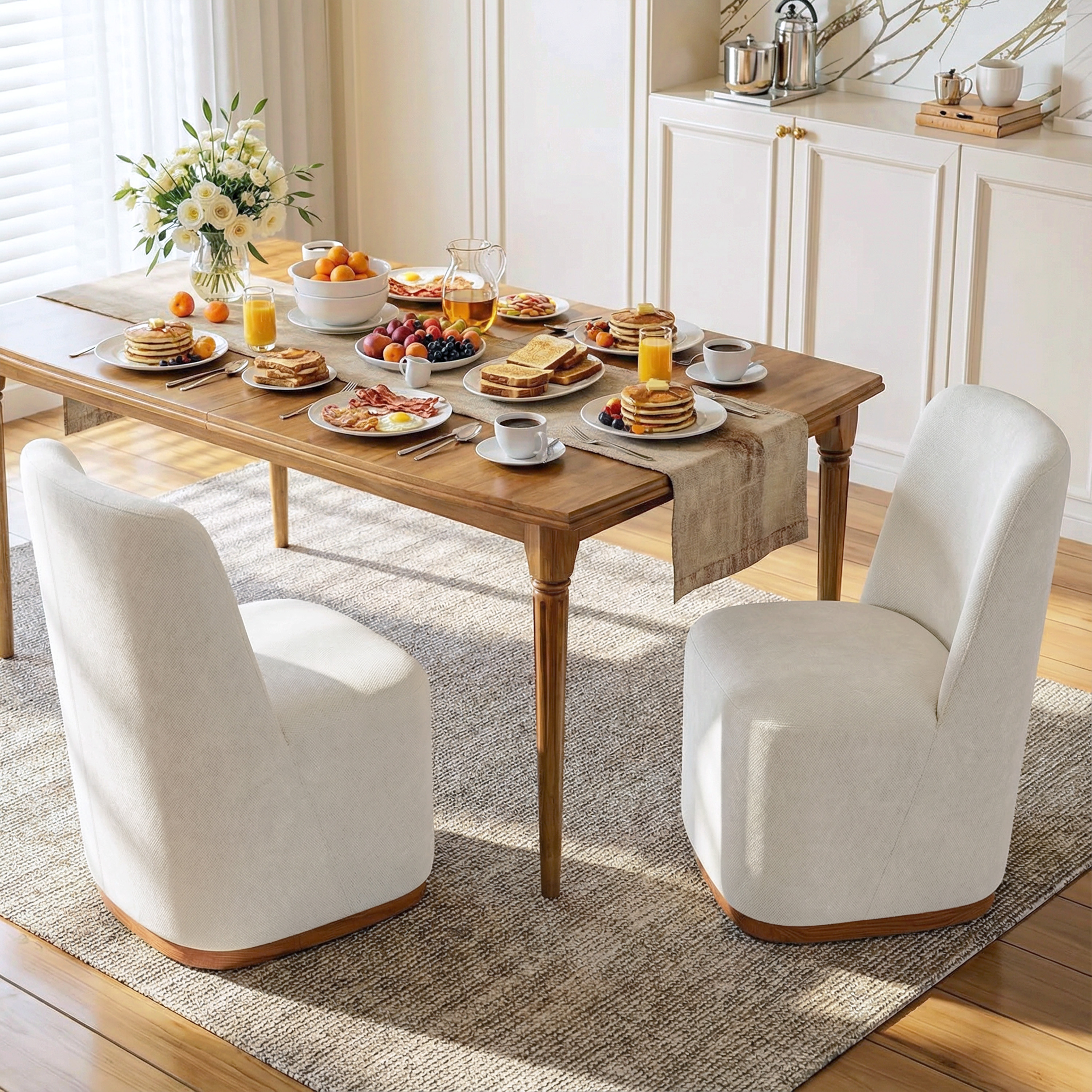 Upholstered Dining Chair Set of 2, picture 4 of 4