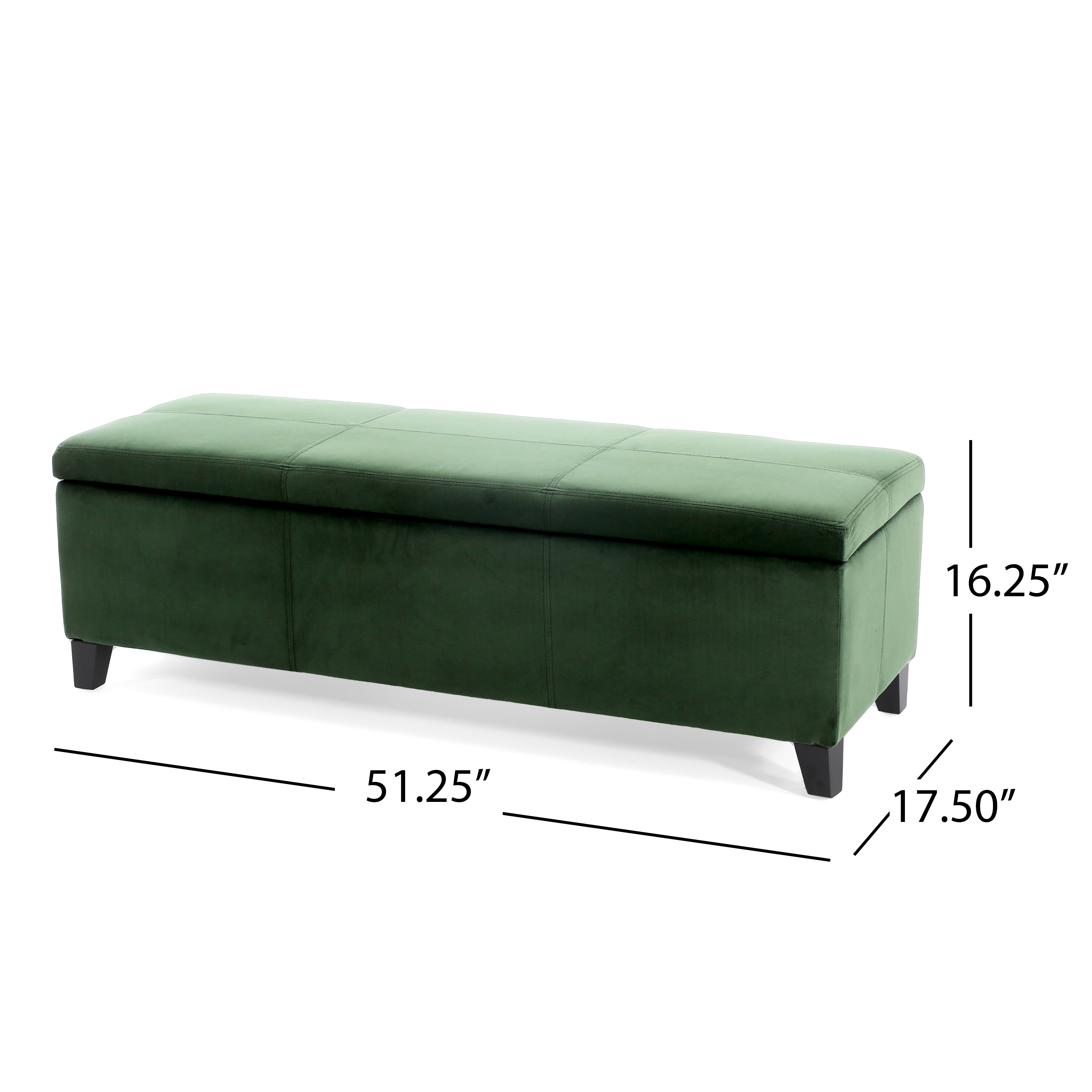 Upholstered Storage Ottoman Bench, picture 4 of 4