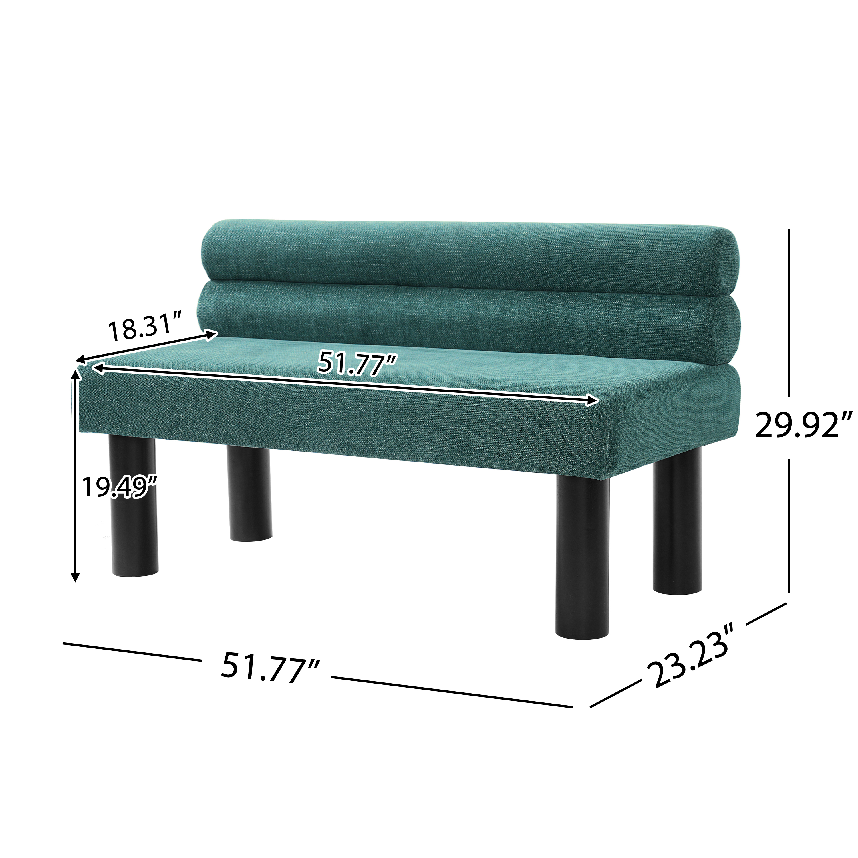 Upholstered Dining Bench, picture 4 of 4