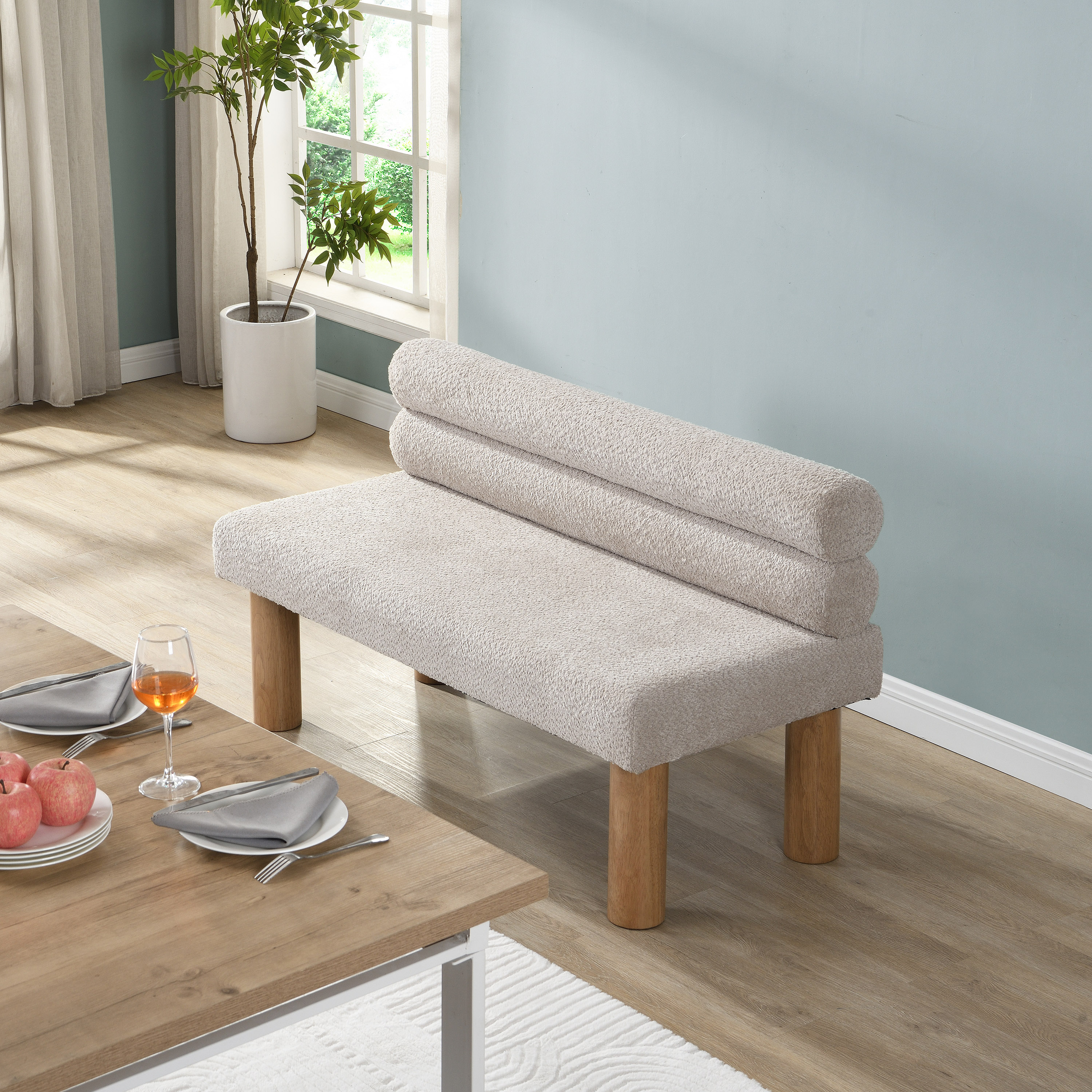 Upholstered Dining Bench, picture 2 of 4