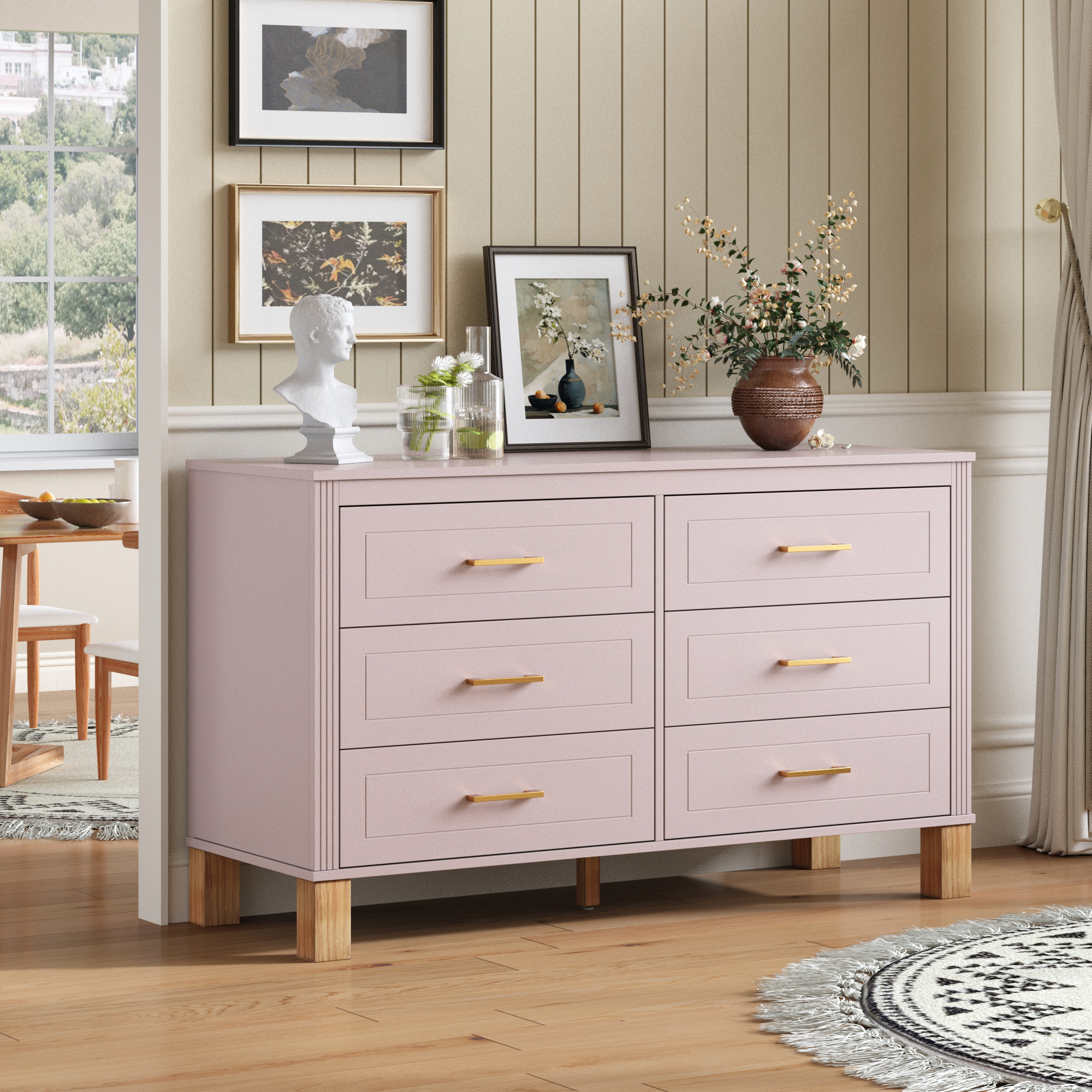 6-Drawer Double Dresser, picture 2 of 4