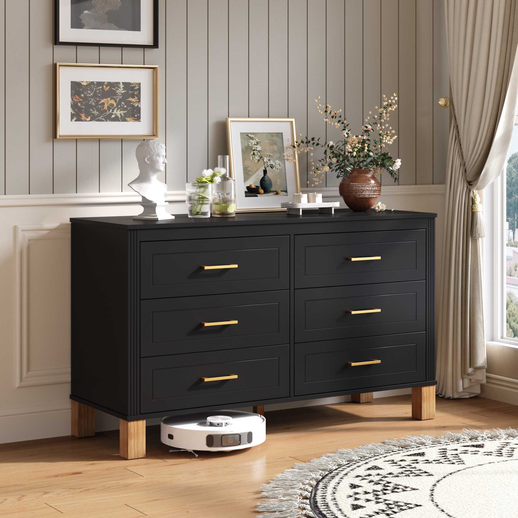 6-Drawer Double Dresser, picture 2 of 4