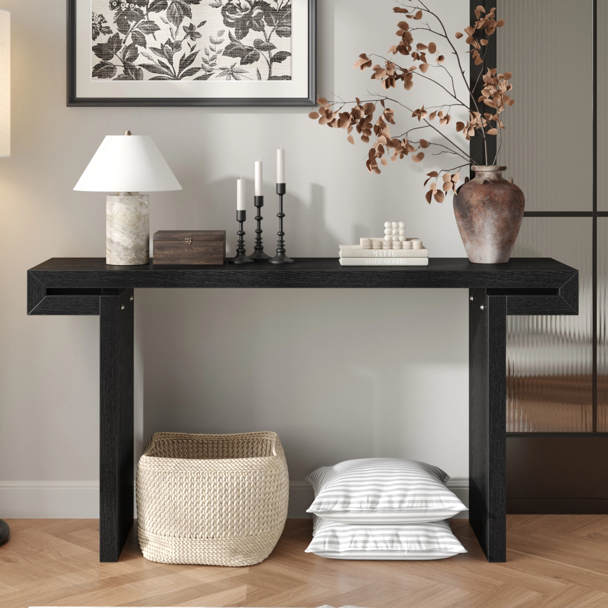 Rustic Farmhouse Console Table