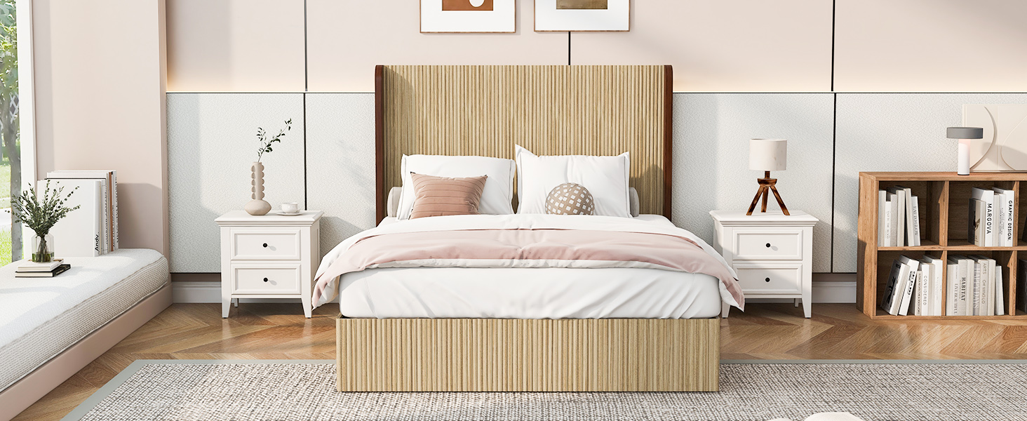 Wooden Platform Bed Frame, picture 3 of 4