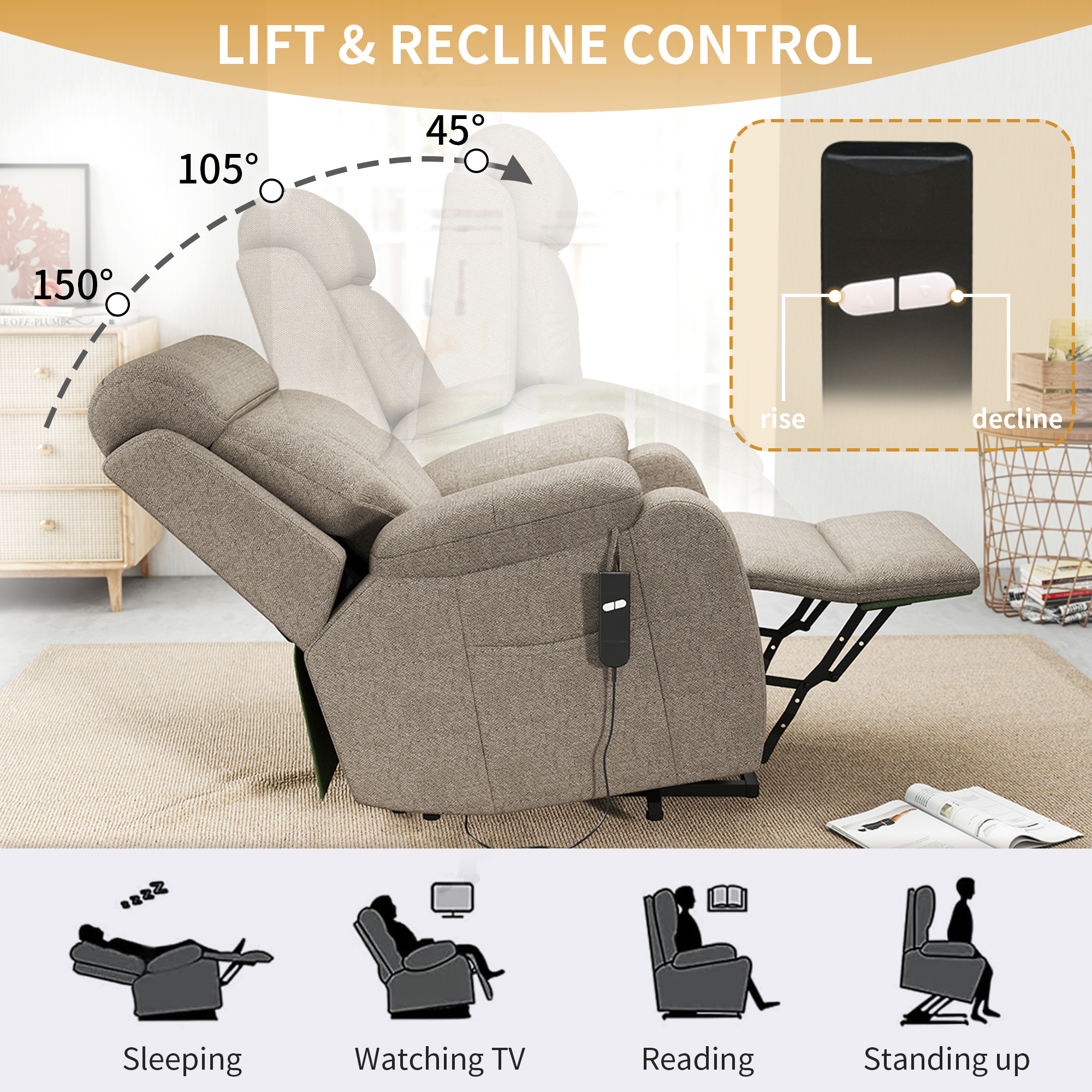 Power Lift Recliner for Elderly — photo 3