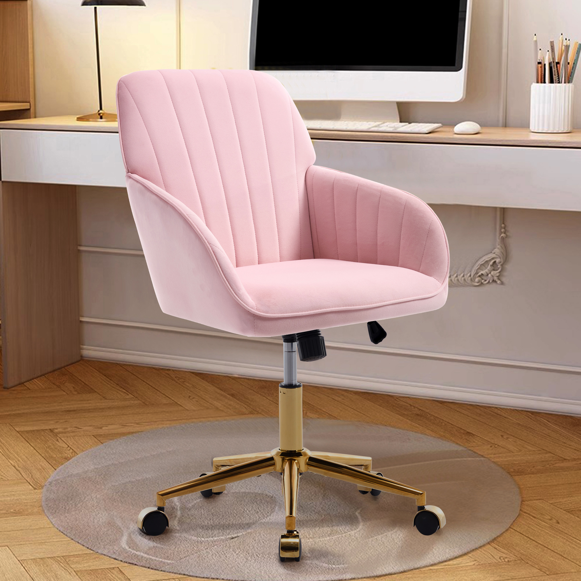 Velvet Adjustable Office Chair, picture 2 of 4