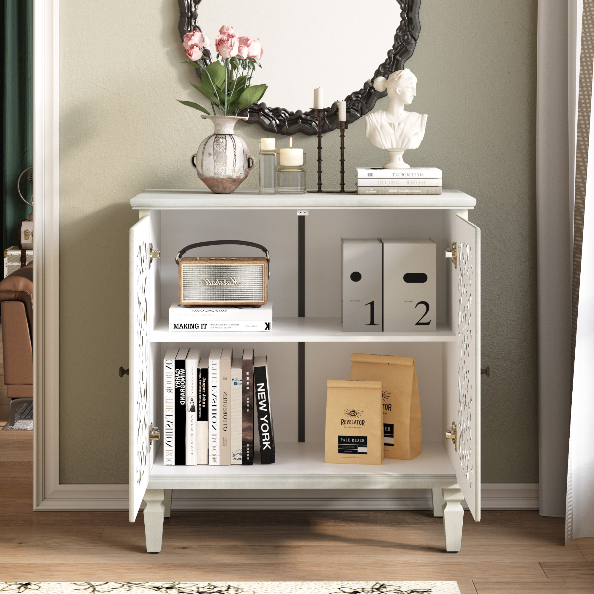 Vintage Accent Cabinet, picture 2 of 4