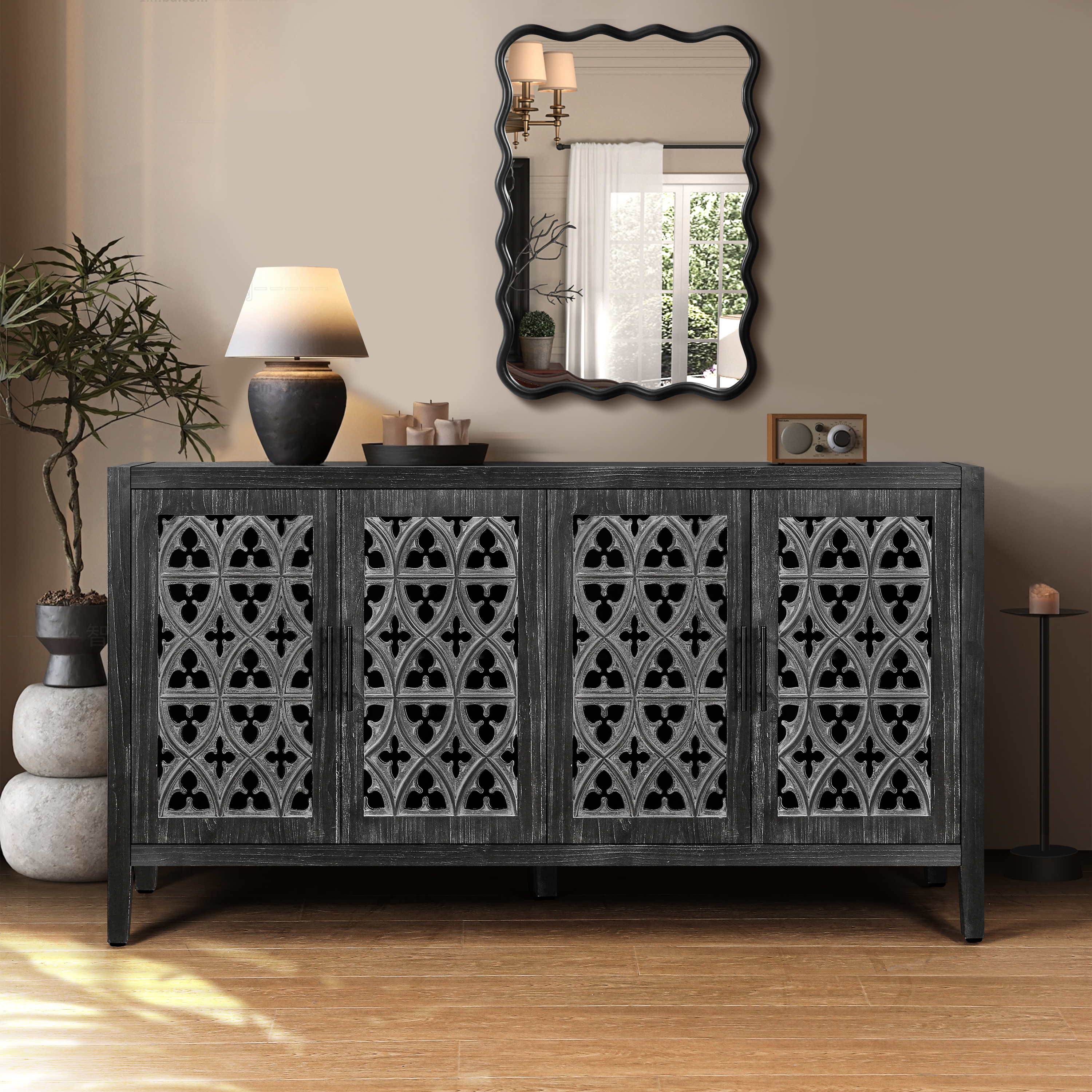 Four Door TV Stand, picture 5 of 5
