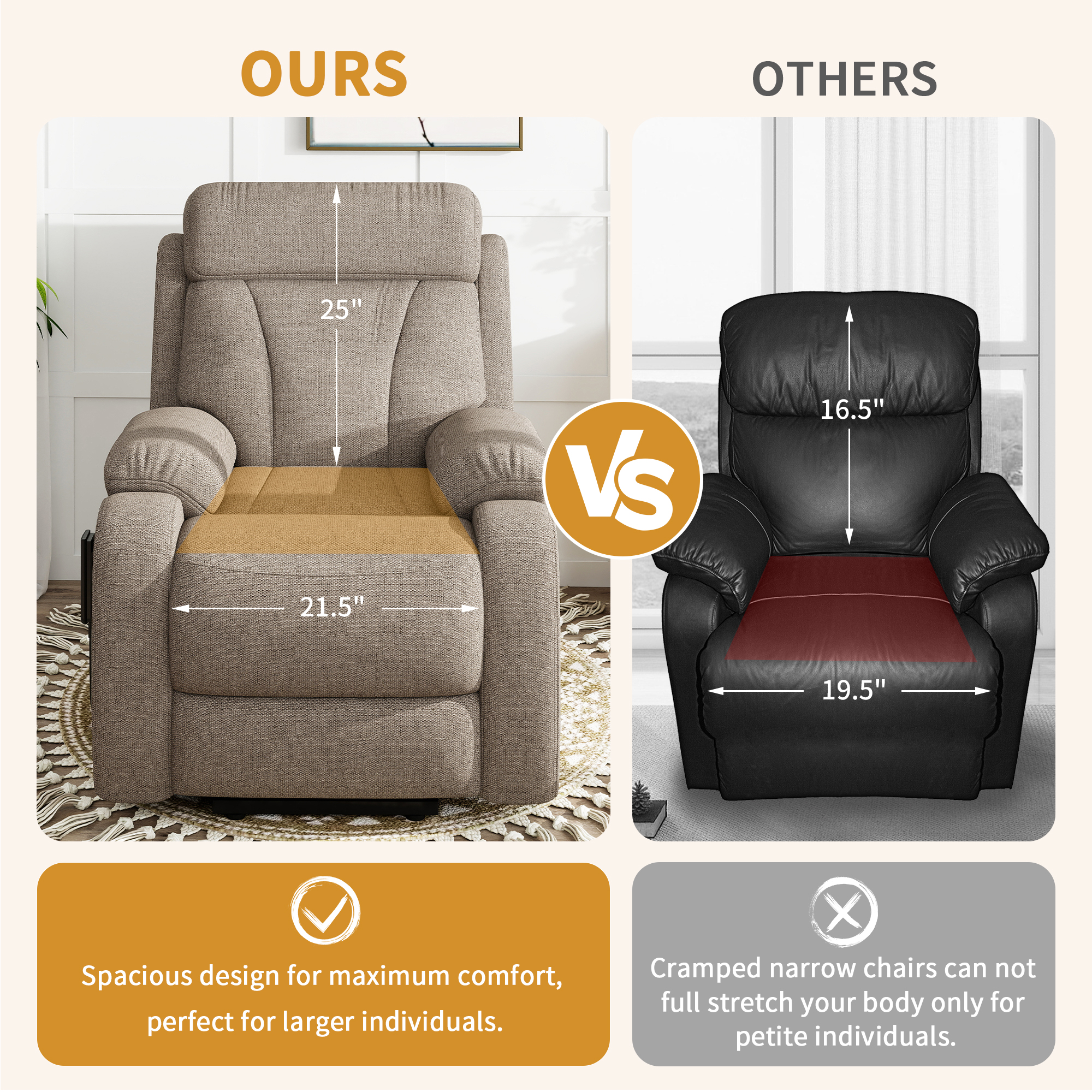 Power Lift Recliner for Elderly — photo 2