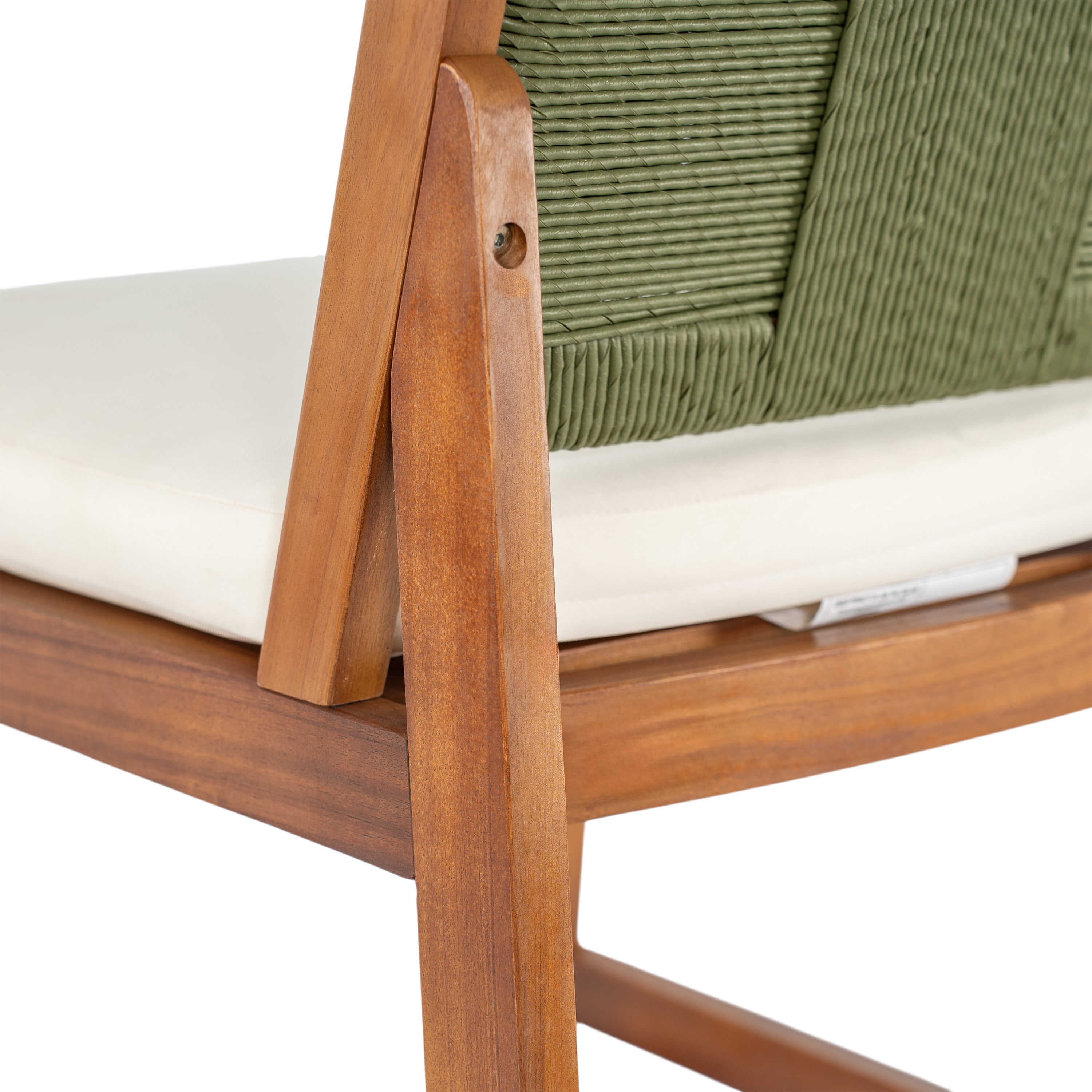 Acacia Wood Outdoor Bar Stool, picture 4 of 4