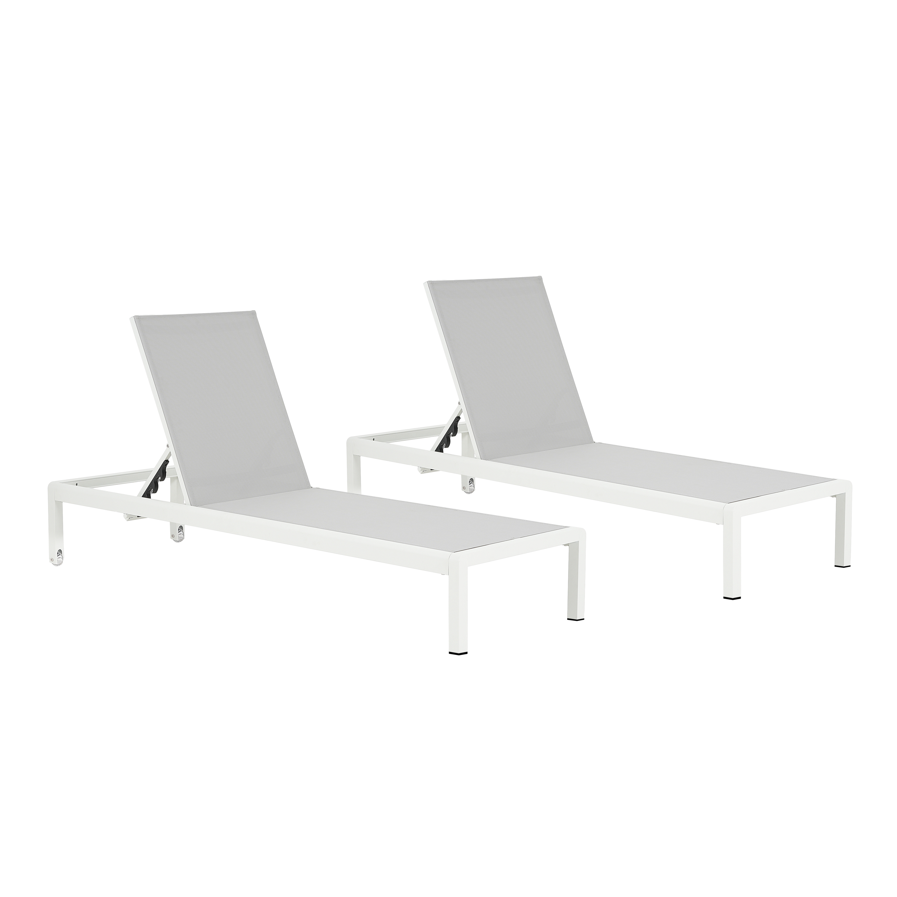 Aluminum Mesh Chaise Lounge Set, picture 2 of 4