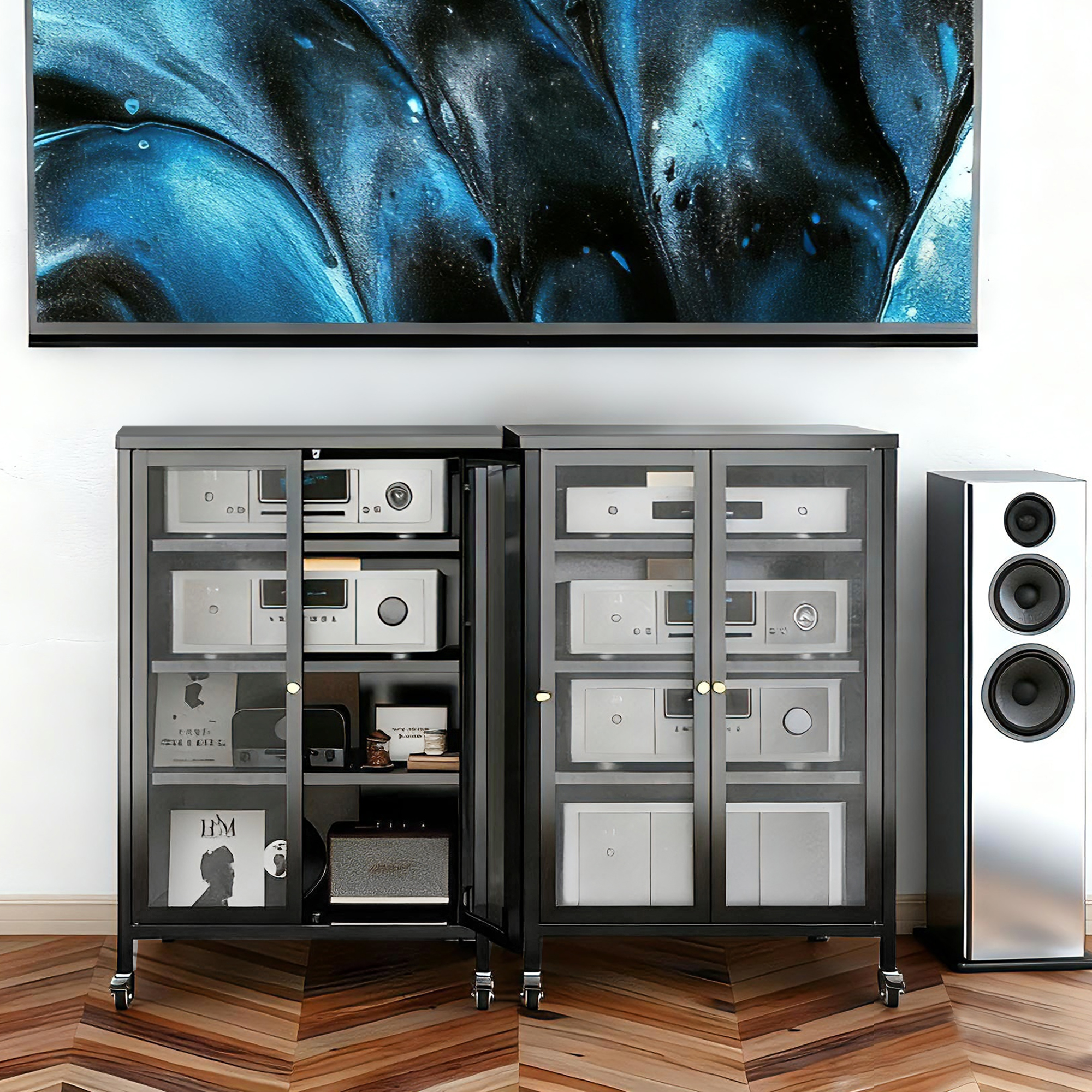 Steel Media Storage Cabinet, picture 2 of 4