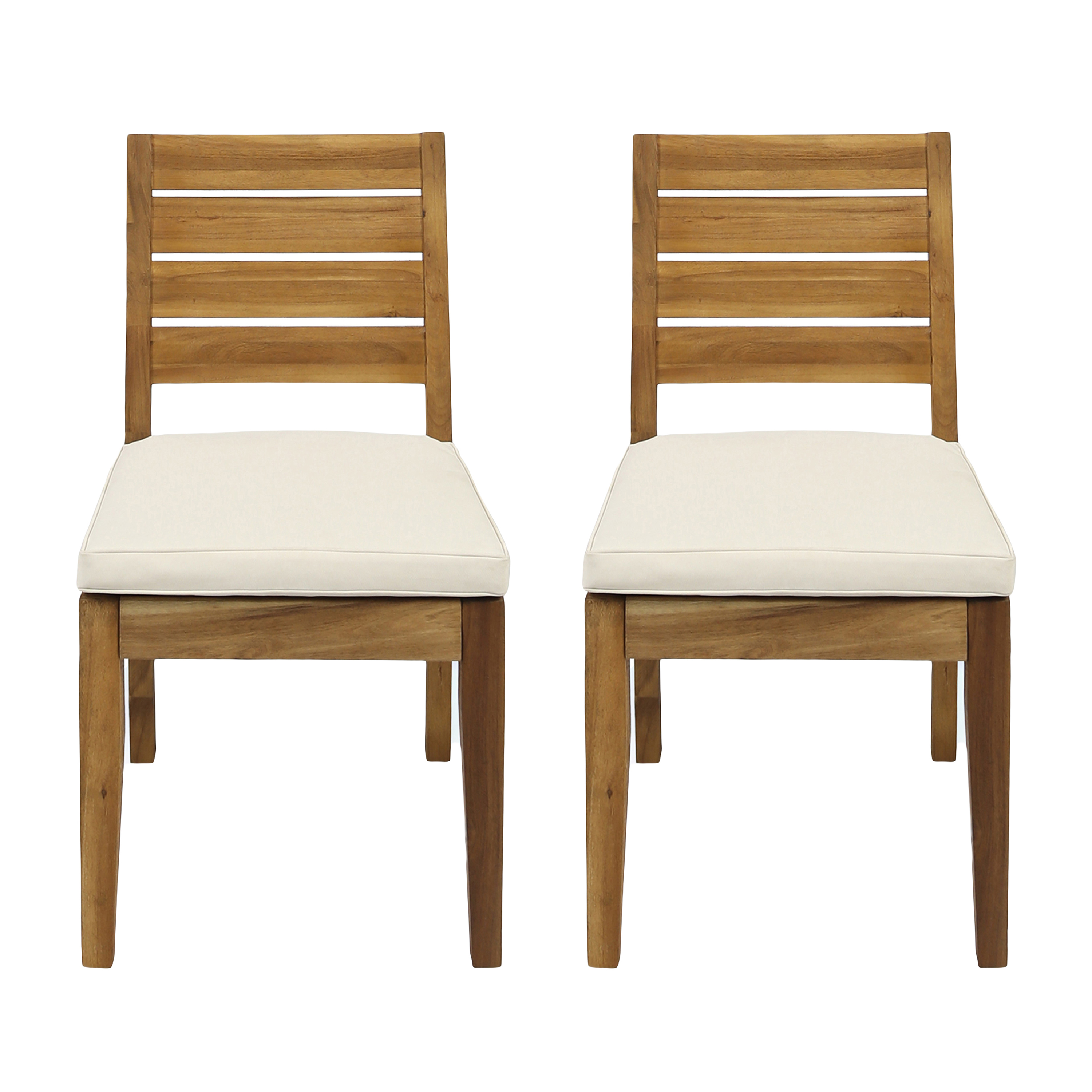 Acacia Outdoor Dining Chair Set, picture 2 of 4