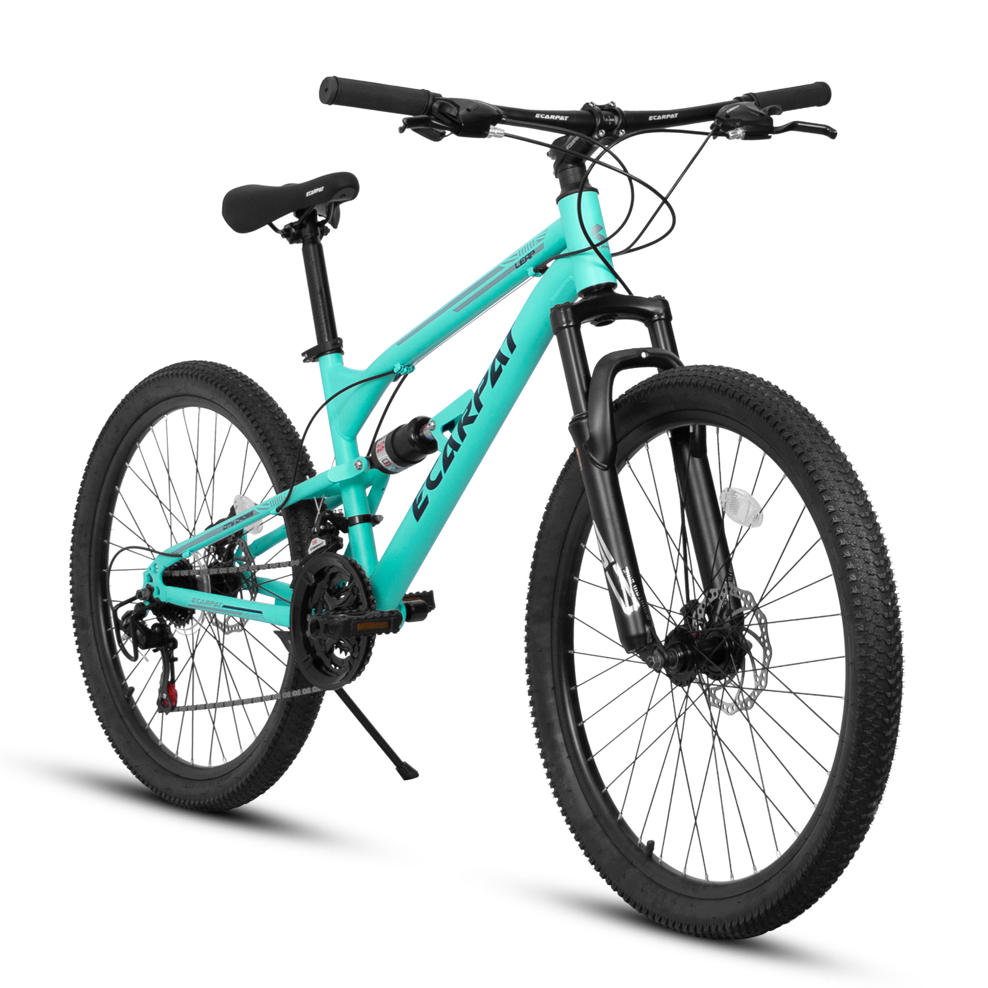 A26207 26 Inch Steel Frame Shock Fork Plus Shock Absorber 21-speed Unisex Mountain Bike - View 1