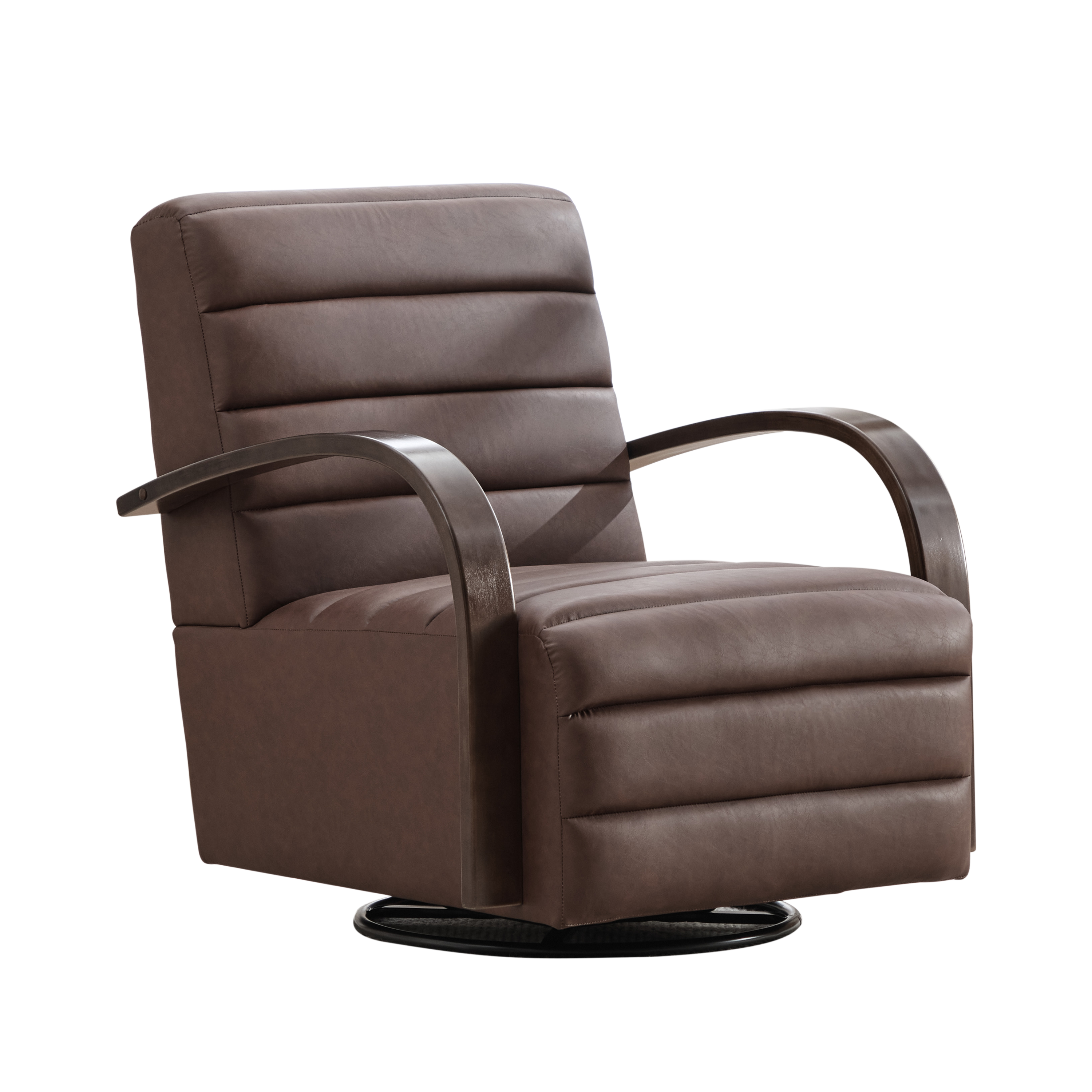 Swivel Upholstered Accent Chair, picture 3 of 5