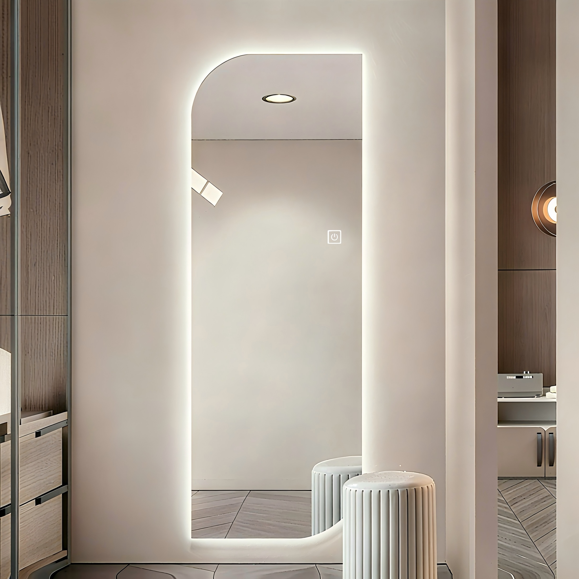 21 LED Full Length Wall Mirror